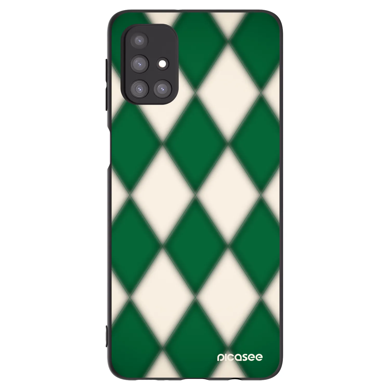 Picasee Μαύρη θήκη σιλικόνης για Samsung Galaxy M31s - Emerald Diamond