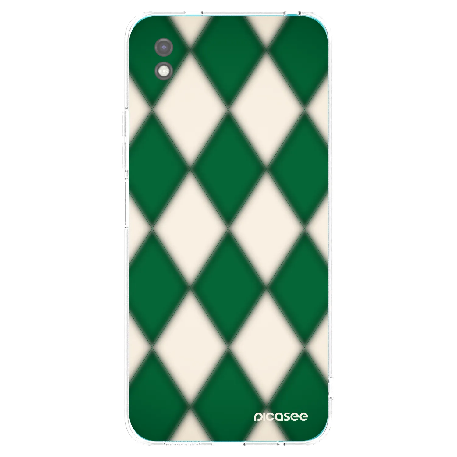 Picasee Μαύρη θήκη σιλικόνης για Xiaomi Redmi 9A - Emerald Diamond