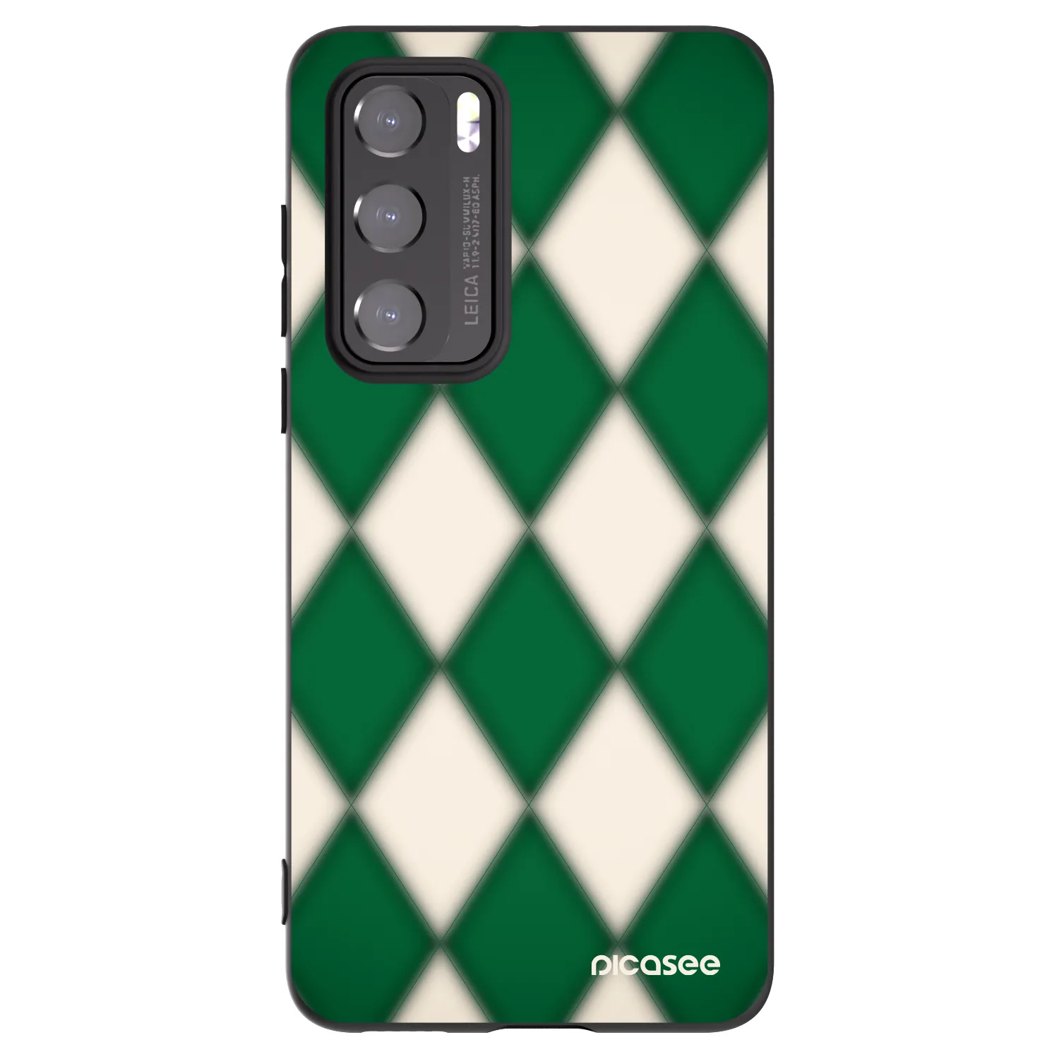 Picasee Μαύρη θήκη σιλικόνης για Huawei P40 - Emerald Diamond