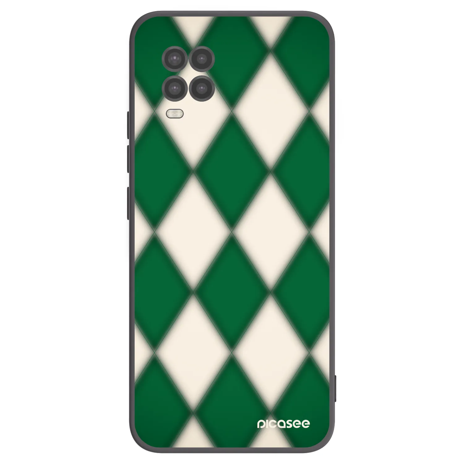 Picasee Μαύρη θήκη σιλικόνης για Xiaomi Mi 10 Lite - Emerald Diamond