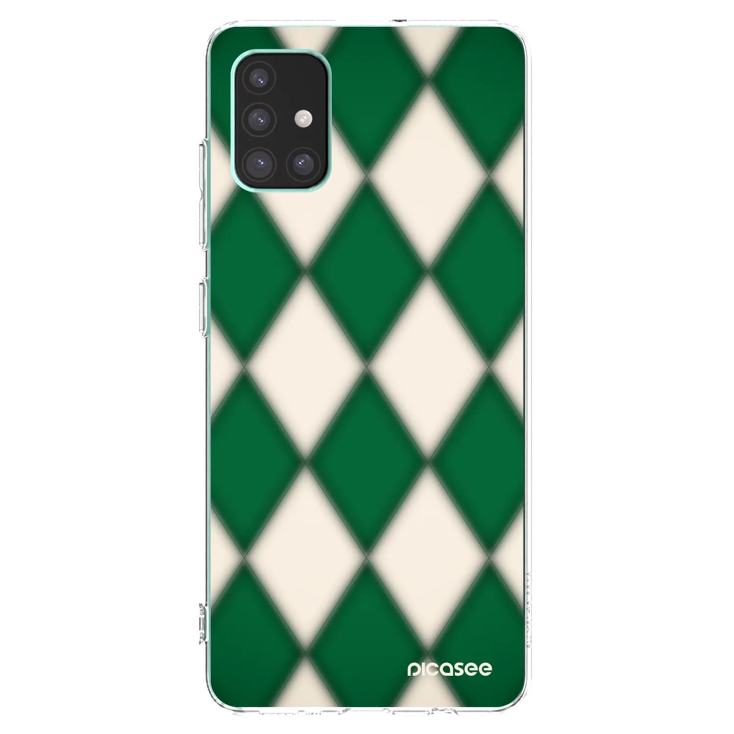 Picasee διαφανής θήκη σιλικόνης Samsung Galaxy M51 M515F - Emerald Diamond