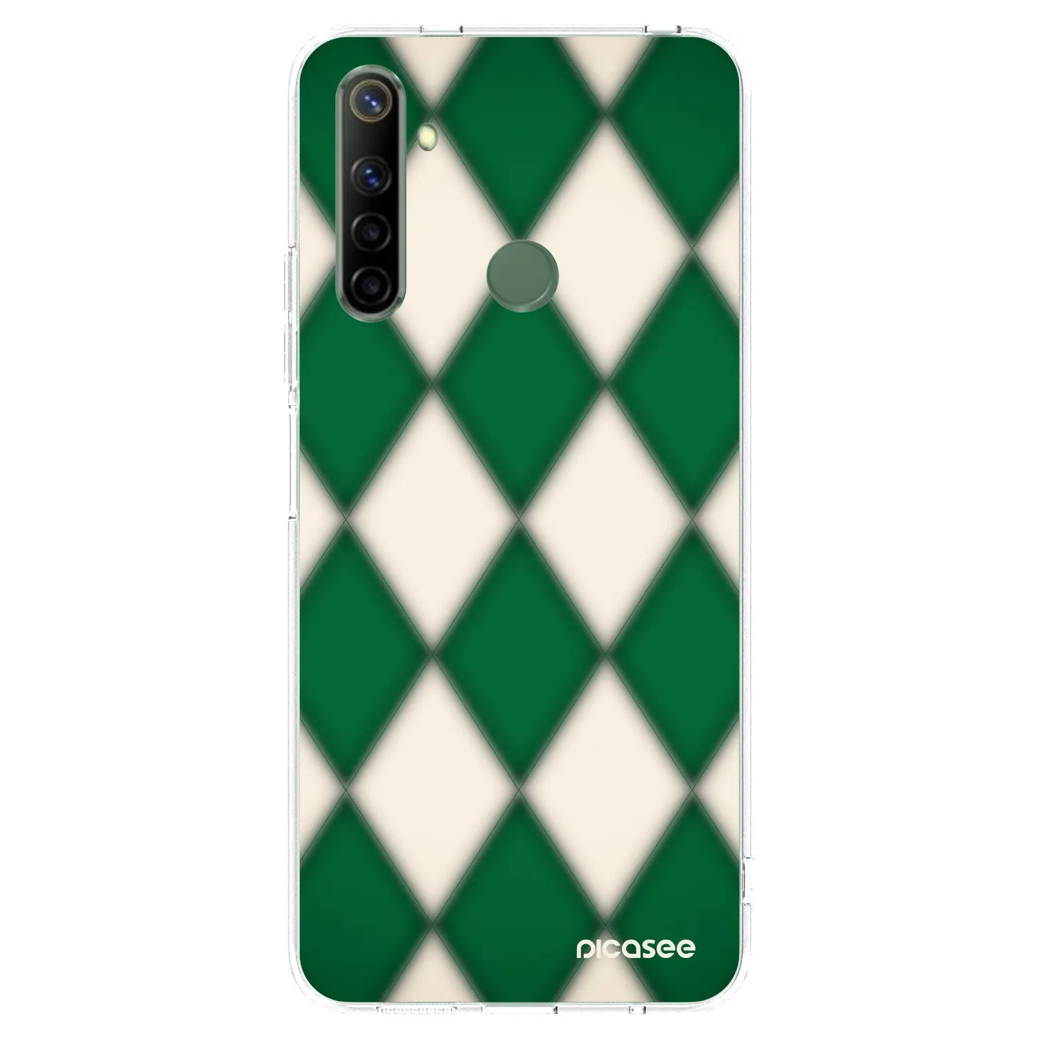 Picasee διαφανής θήκη σιλικόνης Realme 6i - Emerald Diamond