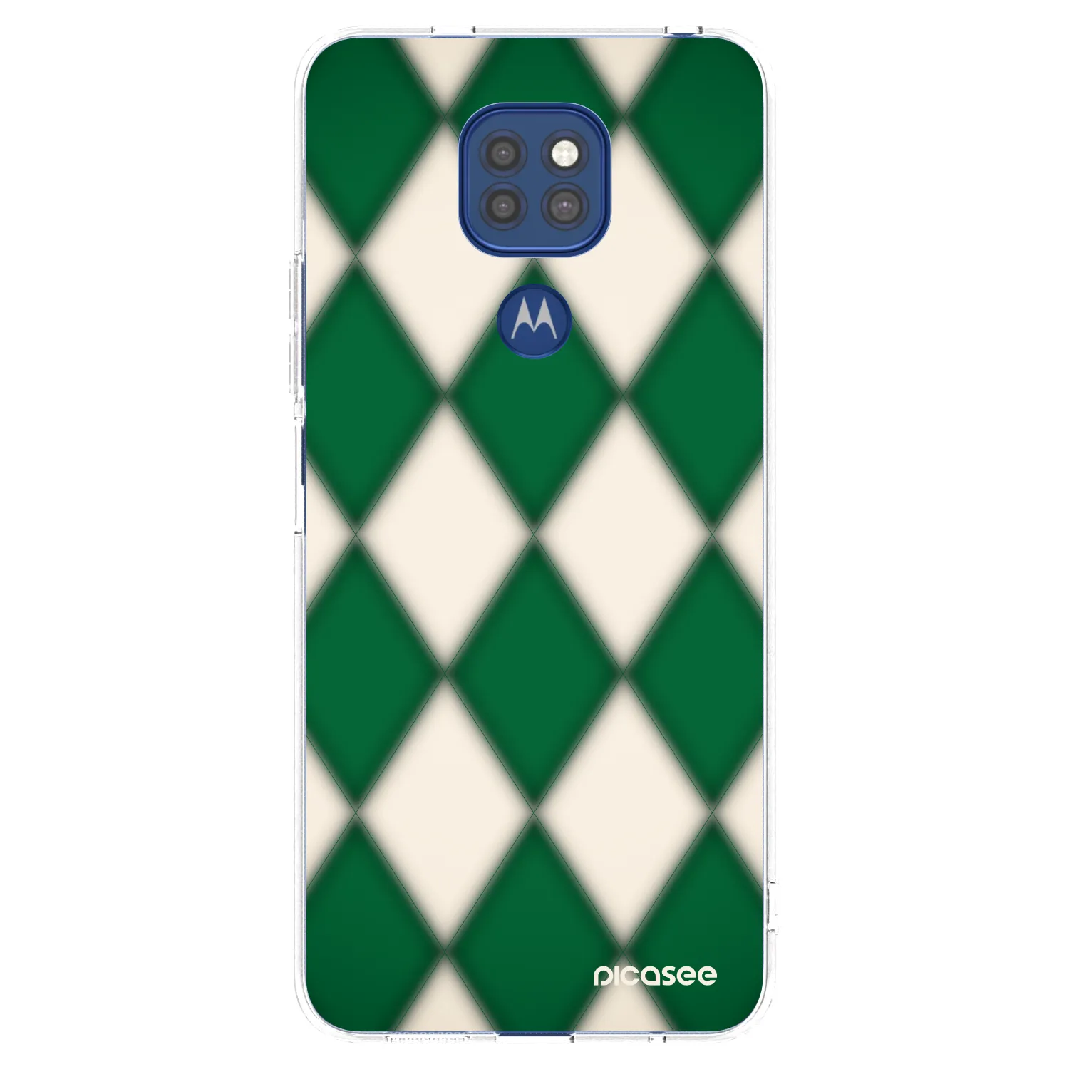 Picasee διαφανής θήκη σιλικόνης Motorola Moto G9 Play - Emerald Diamond