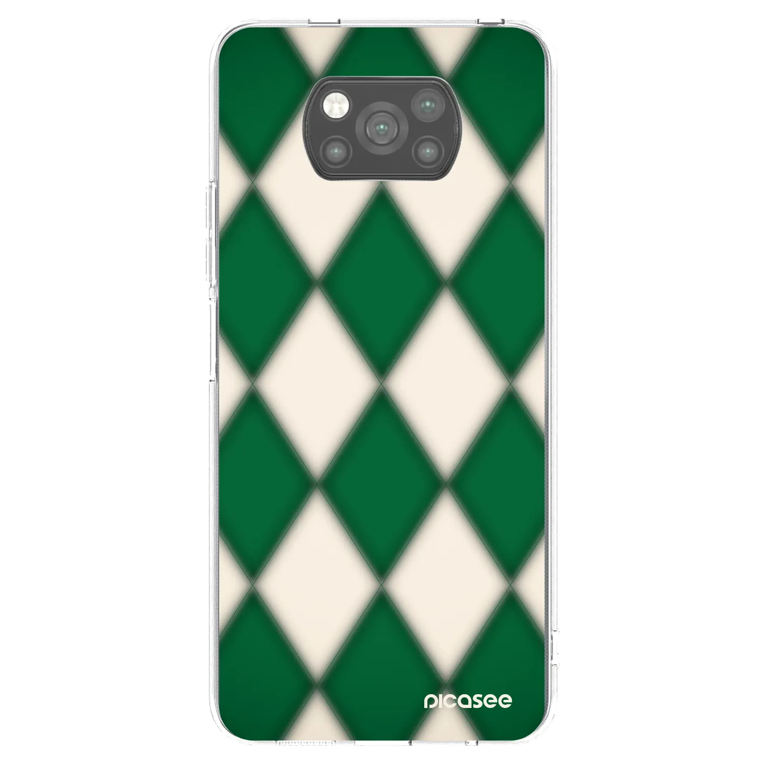 Picasee Μαύρη θήκη σιλικόνης για Xiaomi Poco X3 Pro - Emerald Diamond