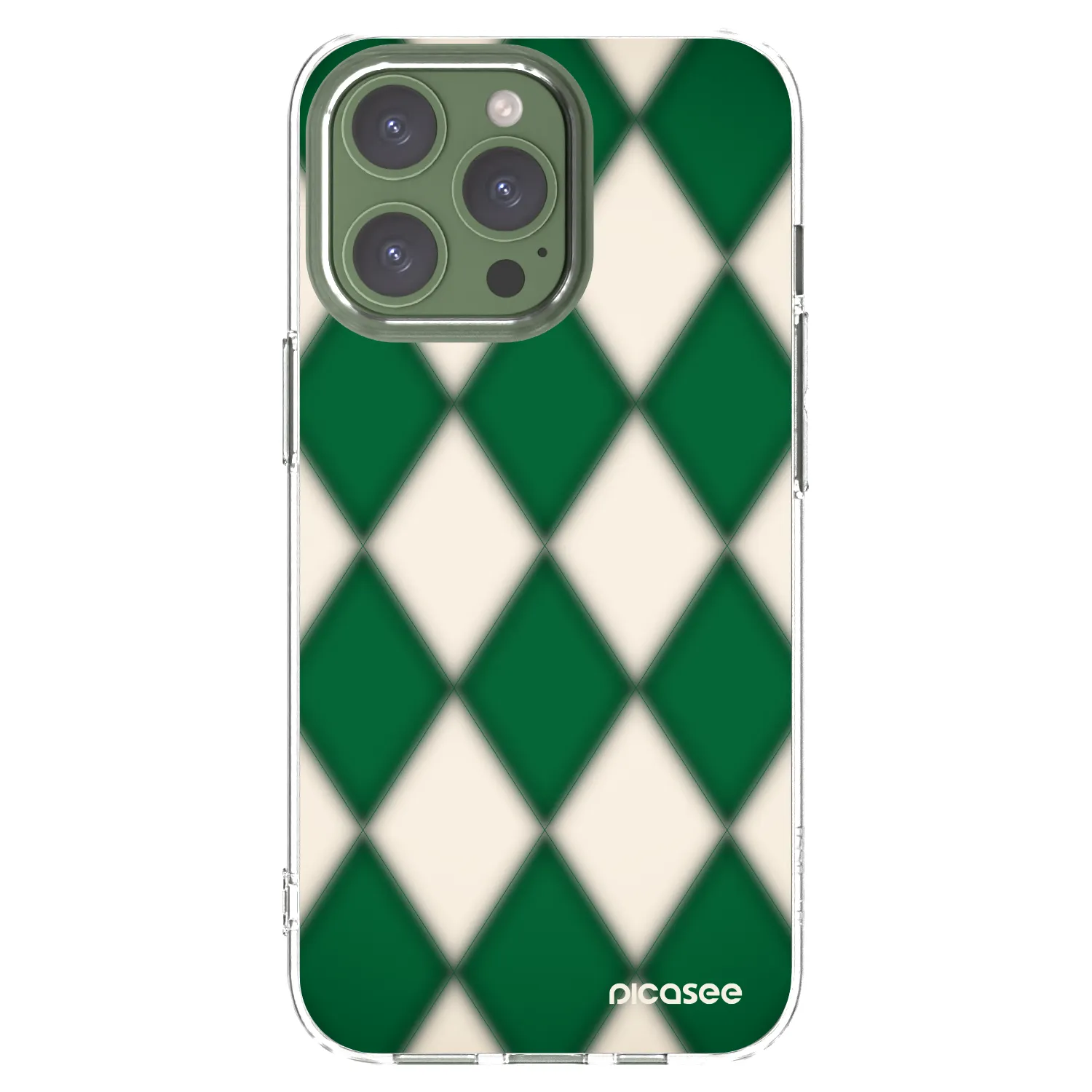 Picasee διαφανής θήκη σιλικόνης Apple iPhone 13 Pro - Emerald Diamond