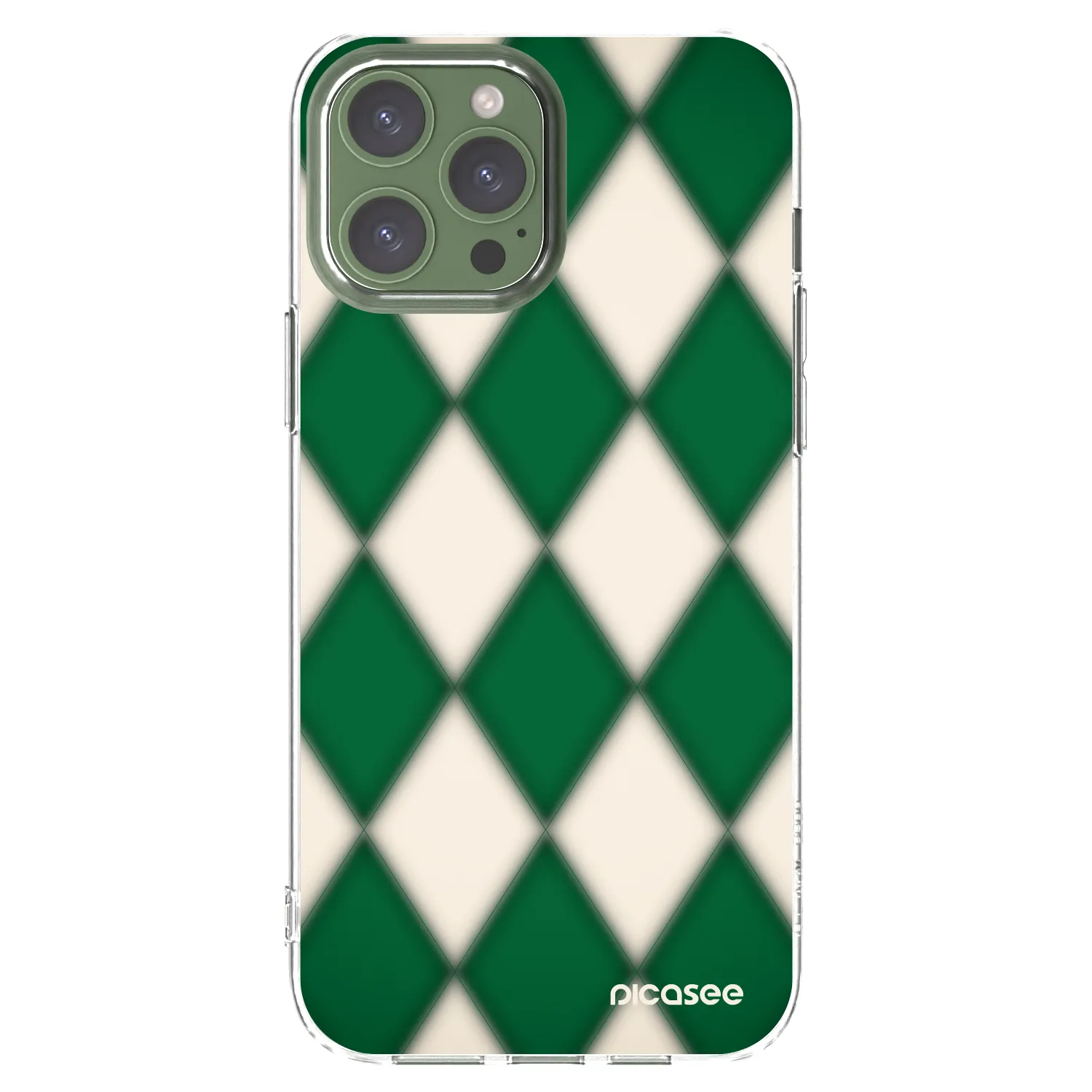 Picasee διαφανής θήκη σιλικόνης Apple iPhone 13 Pro Max - Emerald Diamond