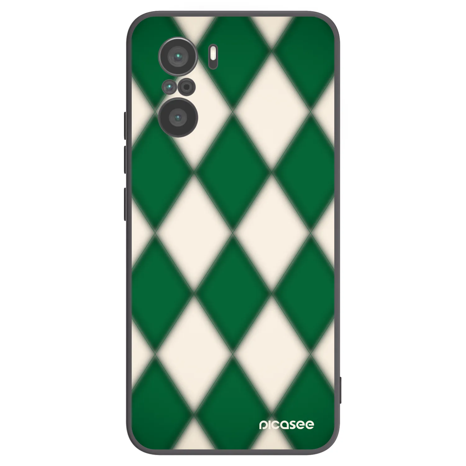 Picasee Μαύρη θήκη σιλικόνης για Xiaomi Poco F3 - Emerald Diamond