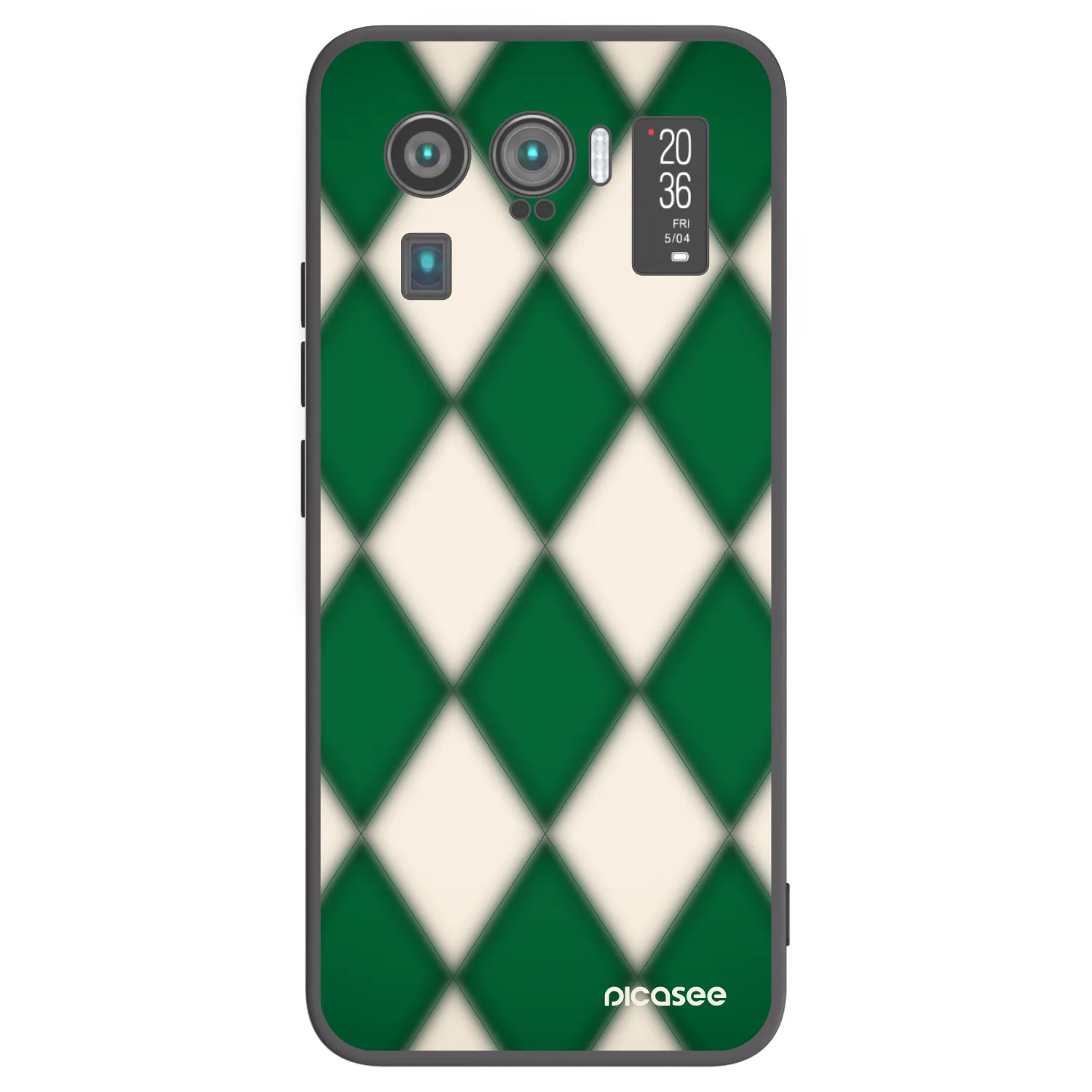 Picasee Μαύρη θήκη σιλικόνης για Xiaomi Mi 11 Ultra - Emerald Diamond