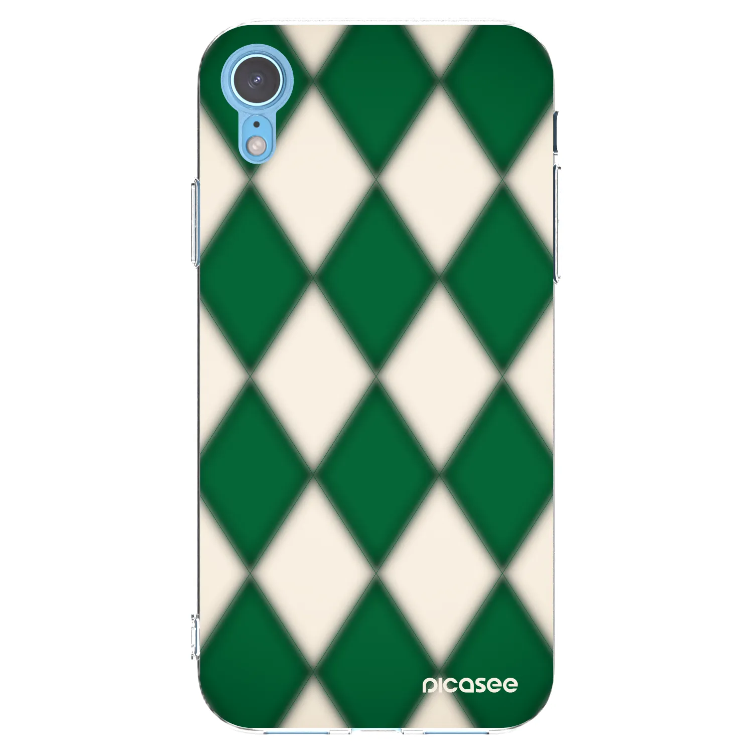 Picasee διαφανής θήκη σιλικόνης Apple iPhone XR - Emerald Diamond