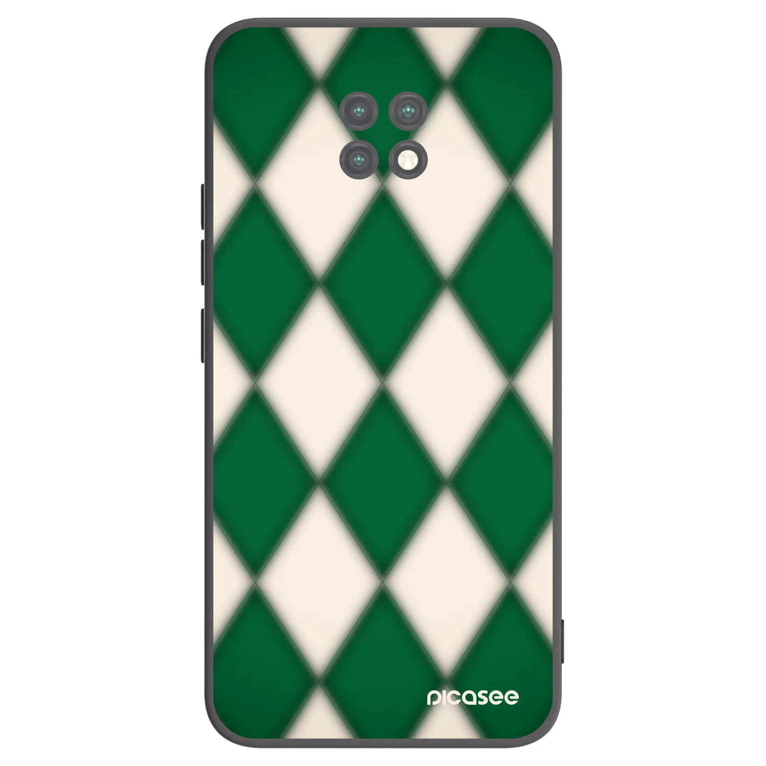 Picasee Μαύρη θήκη σιλικόνης για Xiaomi Redmi Note 9T - Emerald Diamond