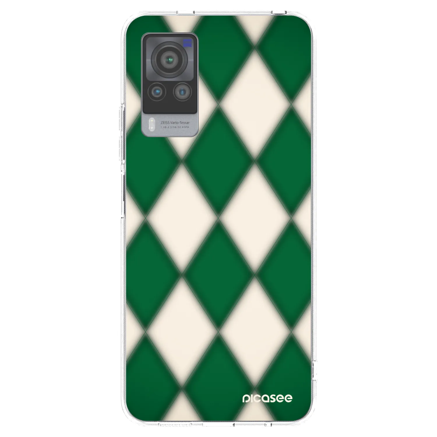 Picasee διαφανής θήκη σιλικόνης Vivo X60 Pro 5G - Emerald Diamond