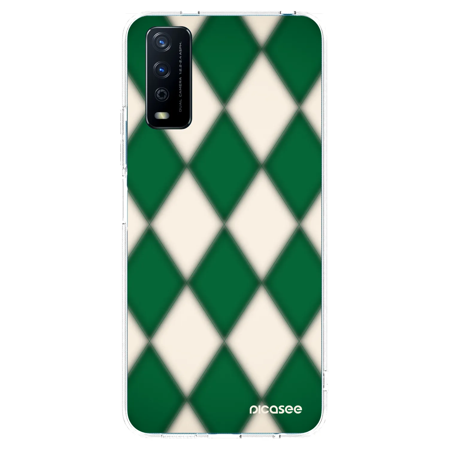Picasee διαφανής θήκη σιλικόνης Vivo Y11s - Emerald Diamond