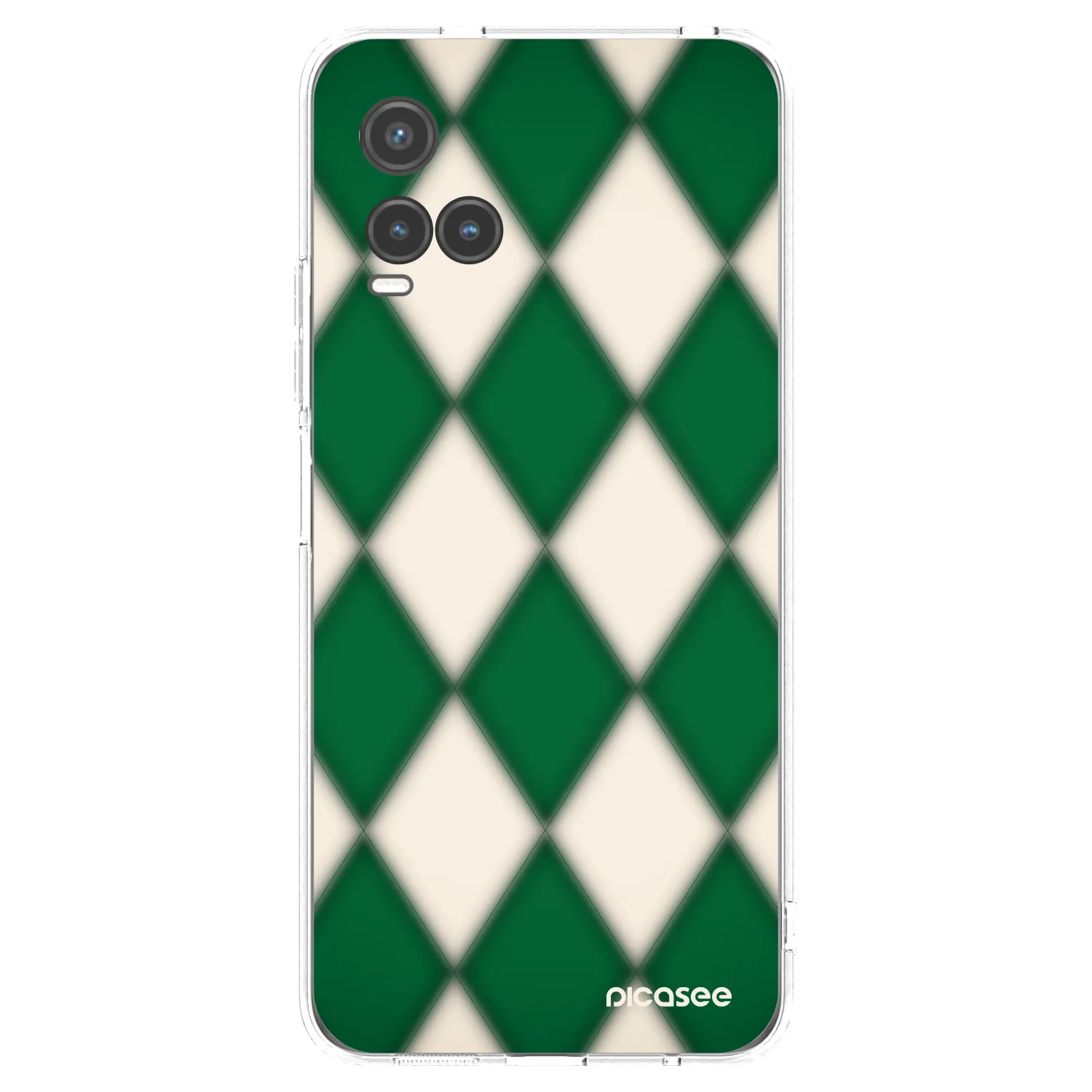 Picasee διαφανής θήκη σιλικόνης Vivo Y33s - Emerald Diamond