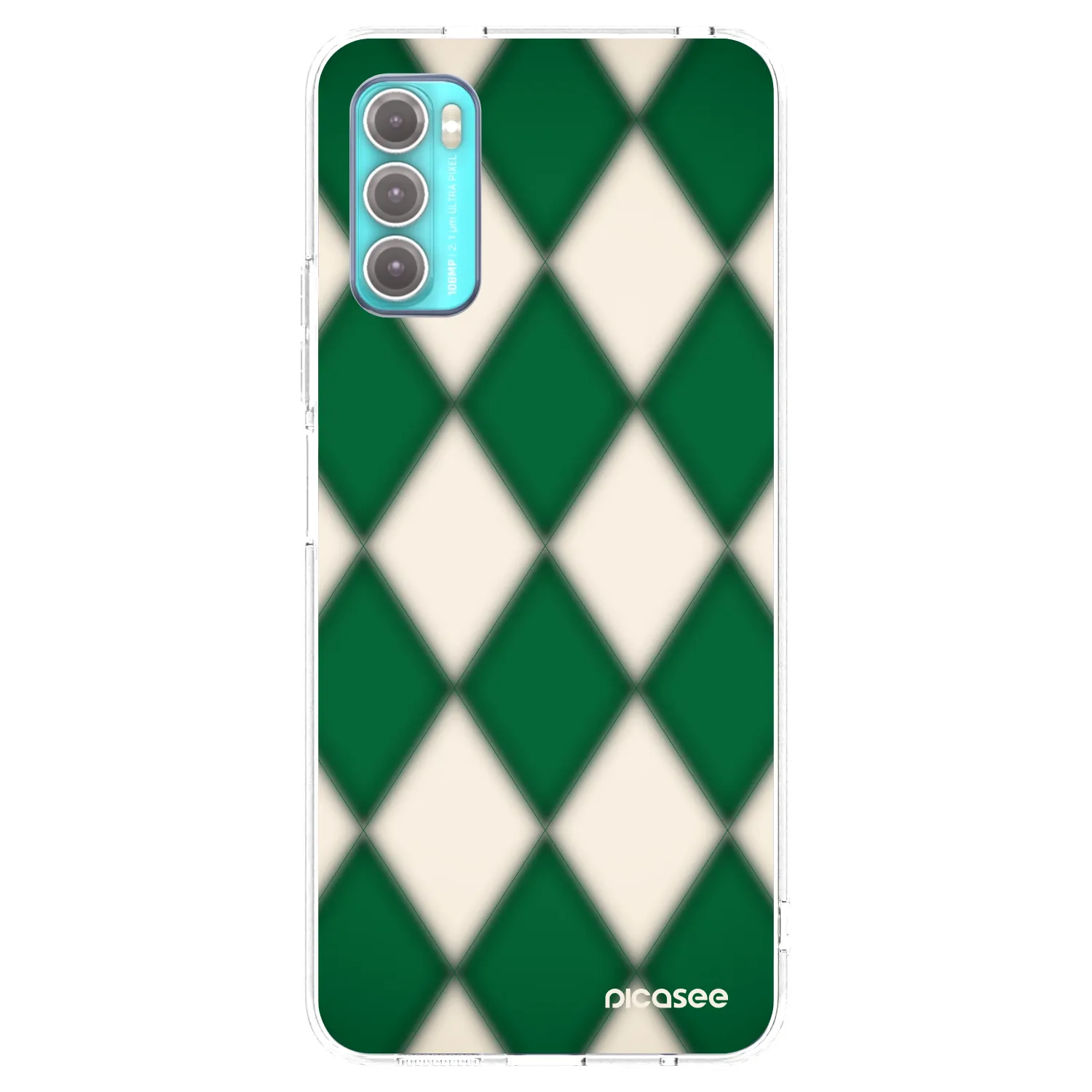 Picasee διαφανής θήκη σιλικόνης Motorola Moto G60 - Emerald Diamond