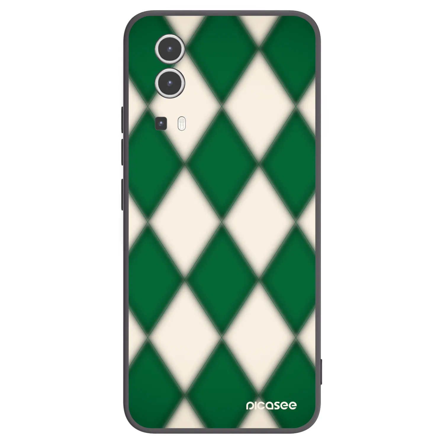 Picasee Μαύρη θήκη σιλικόνης για Vivo Y72 5G - Emerald Diamond