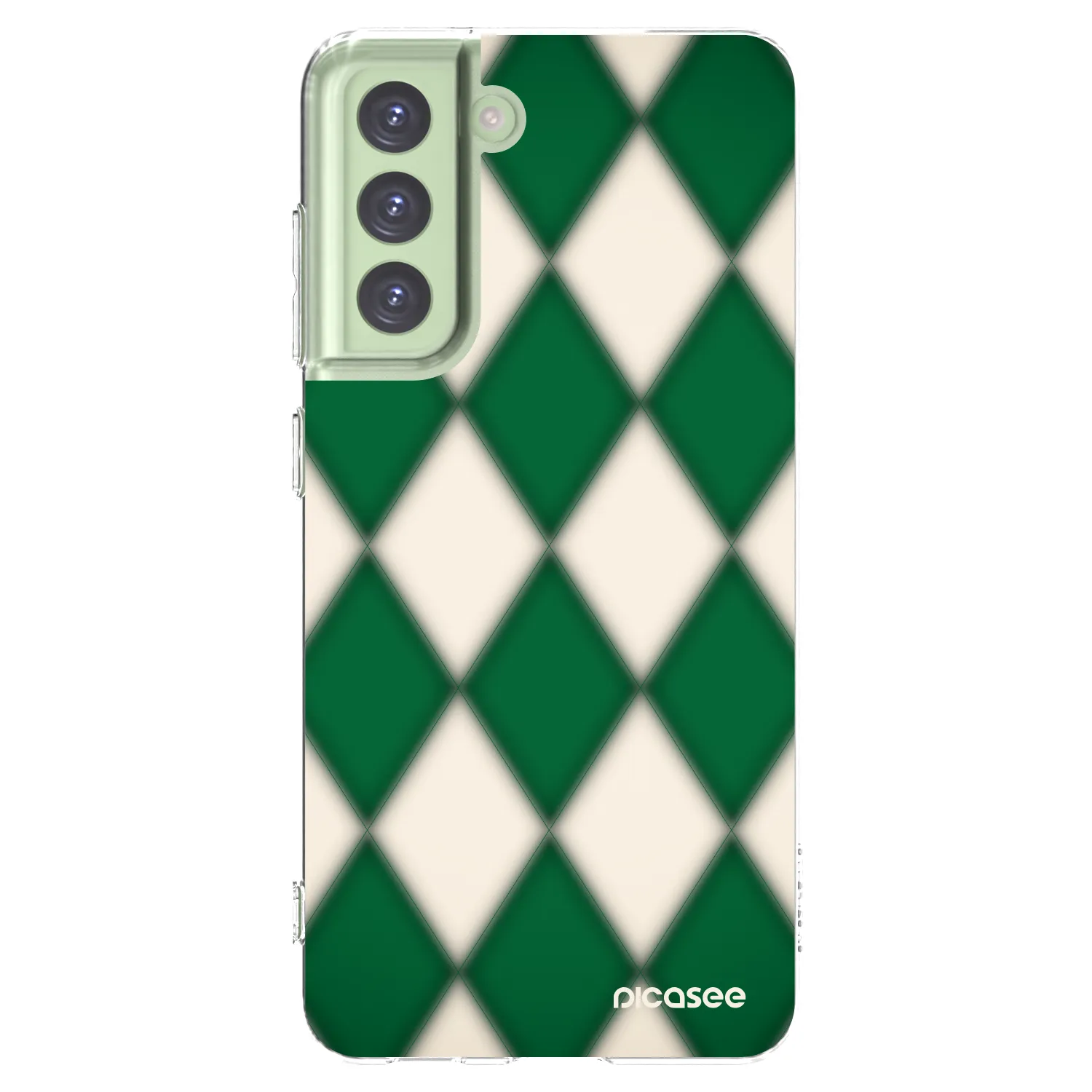 Picasee διαφανής θήκη σιλικόνης Samsung Galaxy S21 FE 5G - Emerald Diamond