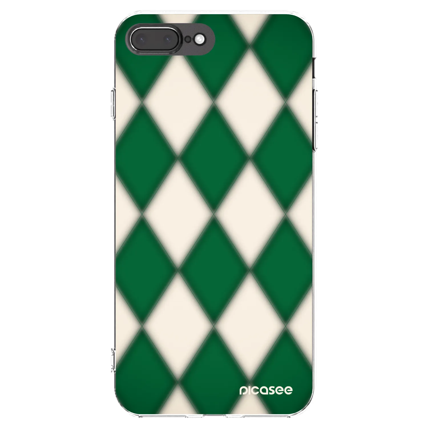 Picasee διαφανής θήκη σιλικόνης Apple iPhone 7 Plus - Emerald Diamond