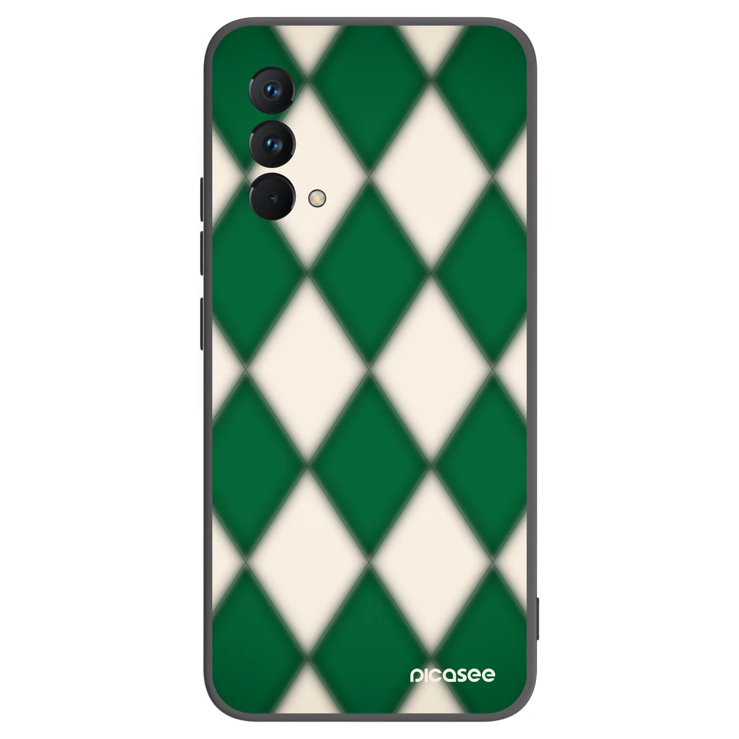Picasee Μαύρη θήκη σιλικόνης για Realme GT Master Edition 5G - Emerald Diamond