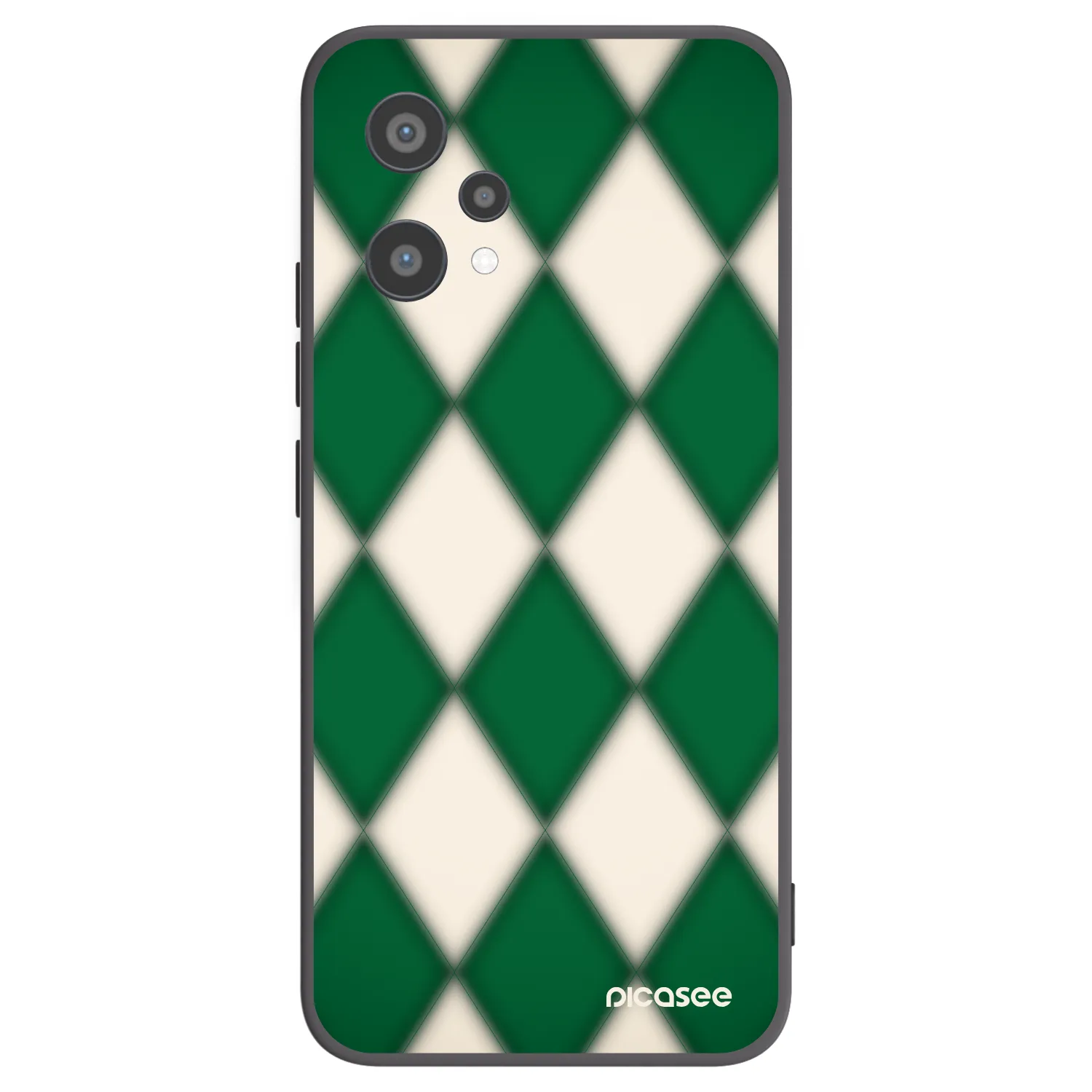 Picasee Μαύρη θήκη σιλικόνης για Realme 9 Pro 5G - Emerald Diamond