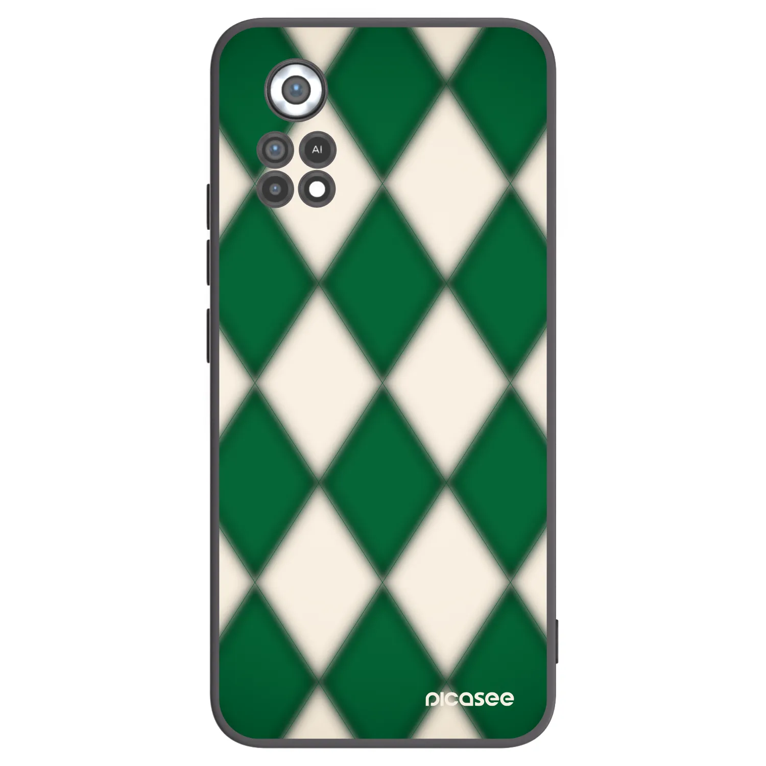 Picasee Μαύρη θήκη σιλικόνης για Xiaomi Poco X4 Pro 5G - Emerald Diamond