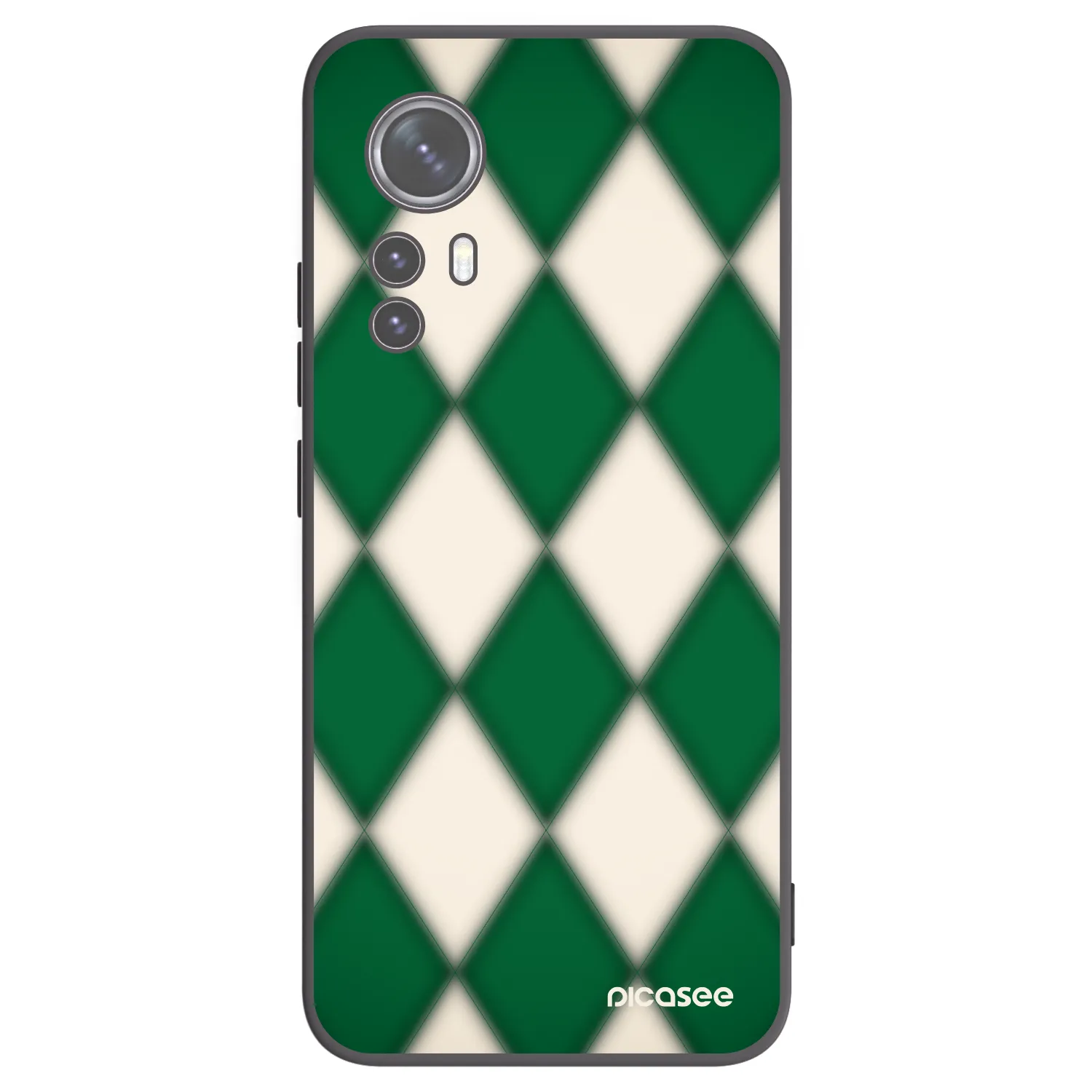 Picasee Μαύρη θήκη σιλικόνης για Xiaomi 12 - Emerald Diamond