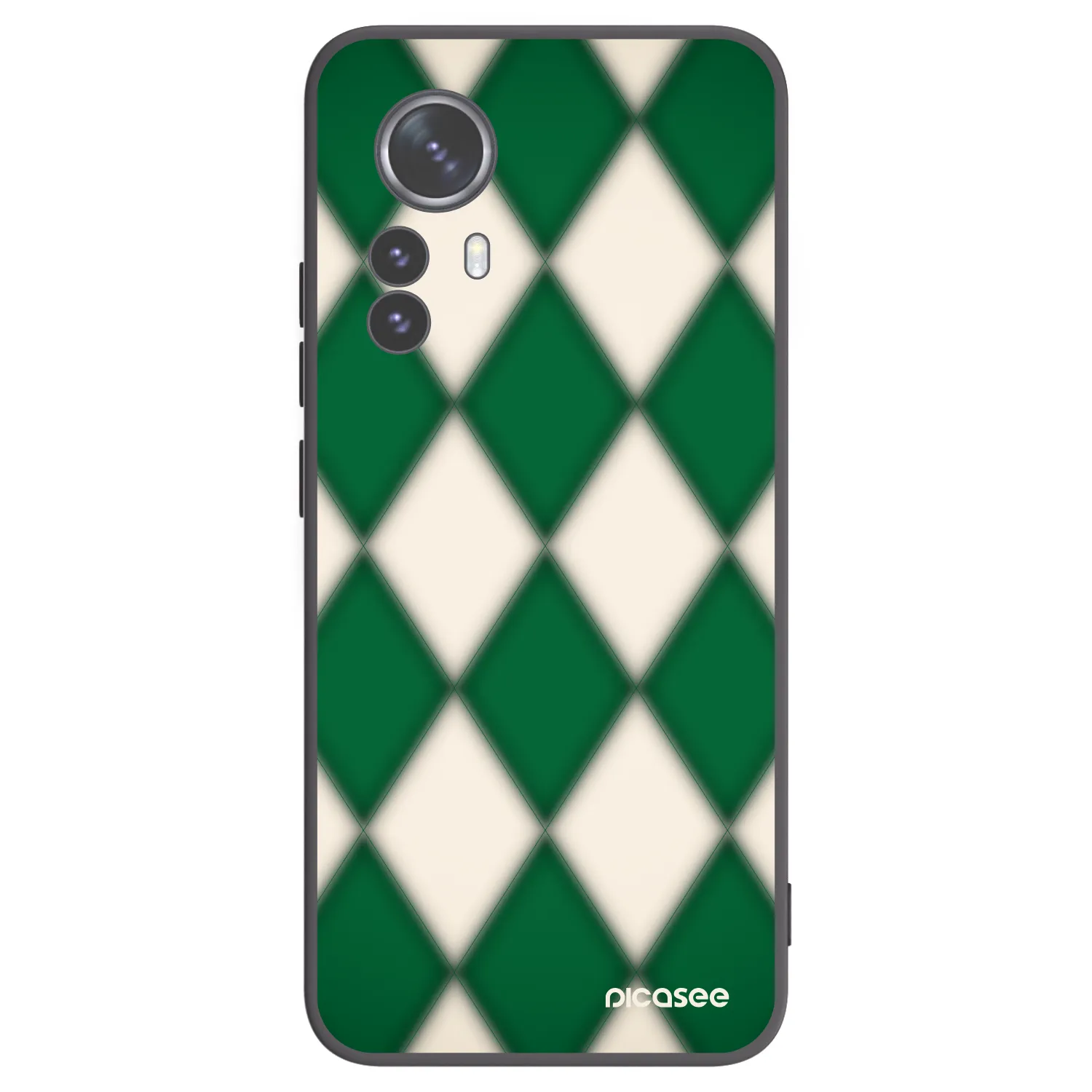 Picasee Μαύρη θήκη σιλικόνης για Xiaomi 12 Pro - Emerald Diamond