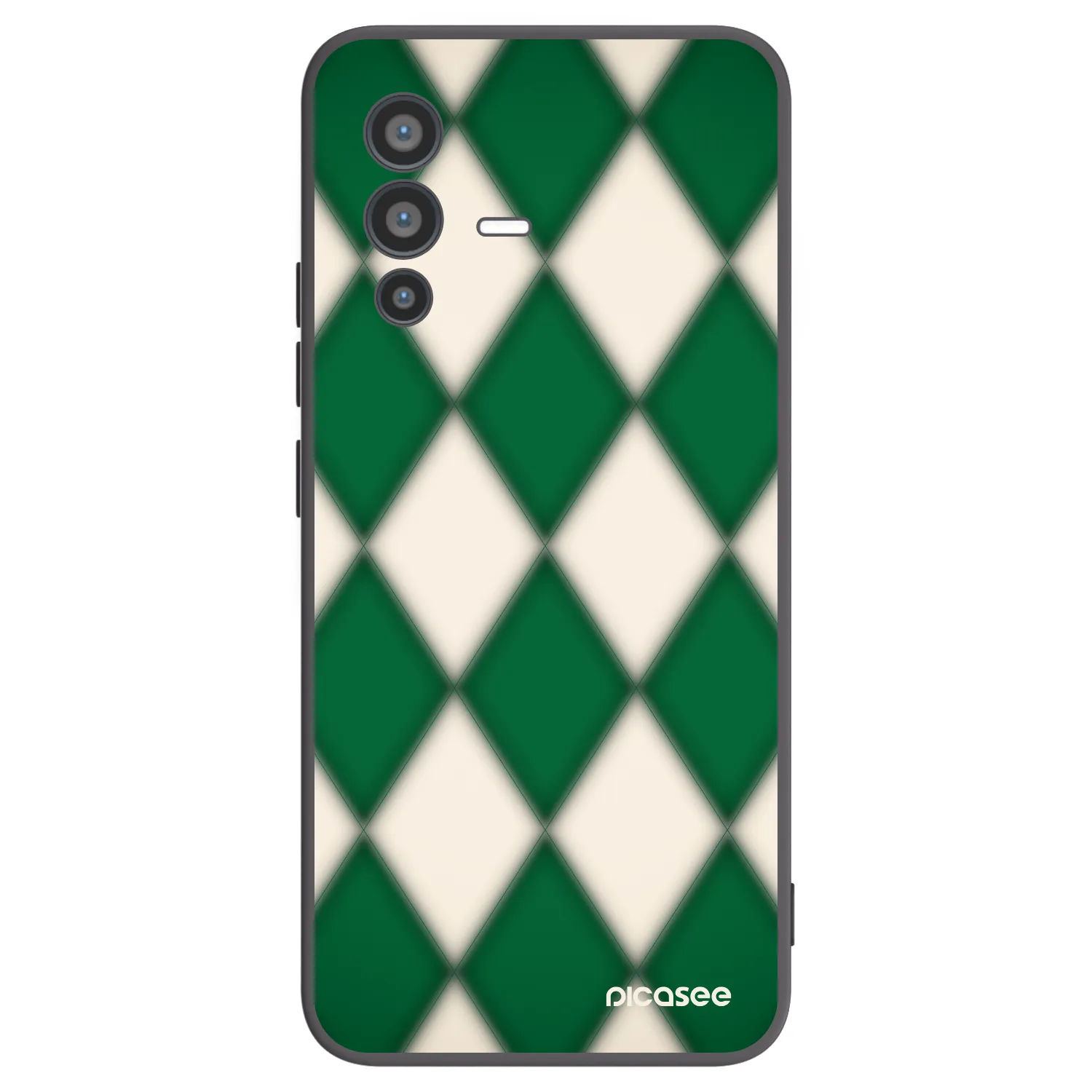 Picasee Μαύρη θήκη σιλικόνης για Vivo V23 5G - Emerald Diamond