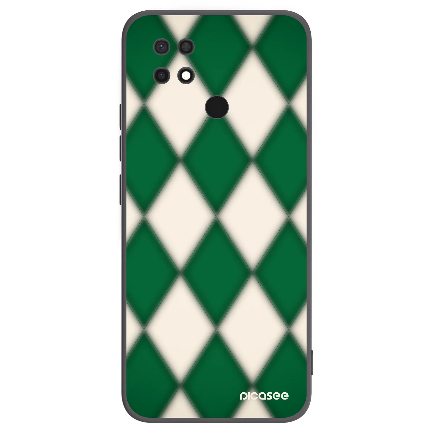 Picasee Μαύρη θήκη σιλικόνης για Xiaomi Redmi 10C - Emerald Diamond