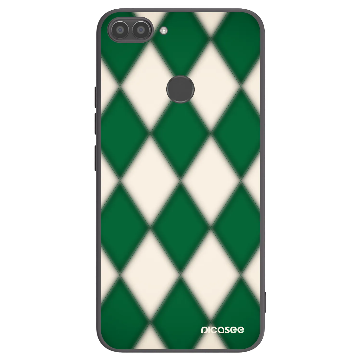 Picasee Μαύρη θήκη σιλικόνης για Huawei P Smart - Emerald Diamond