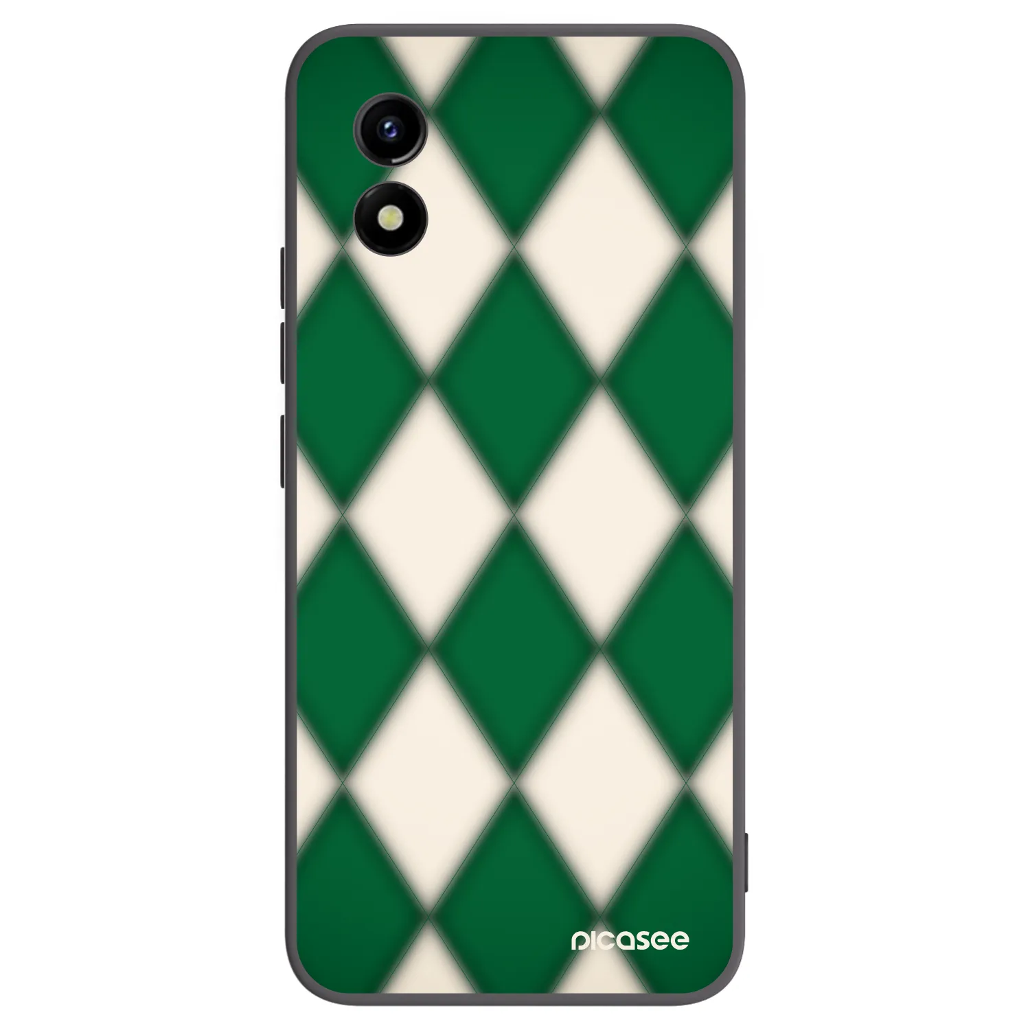 Picasee Μαύρη θήκη σιλικόνης για Vivo Y01 - Emerald Diamond