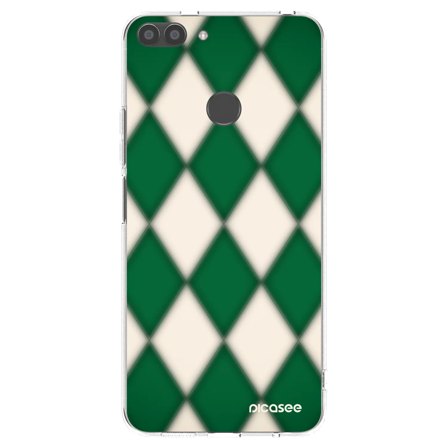 Picasee διαφανής θήκη σιλικόνης Huawei P Smart - Emerald Diamond