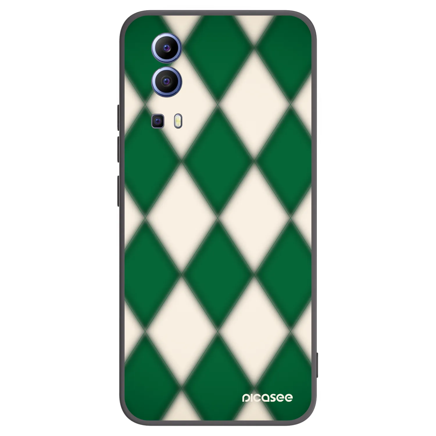 Picasee Μαύρη θήκη σιλικόνης για Vivo Y52 5G - Emerald Diamond