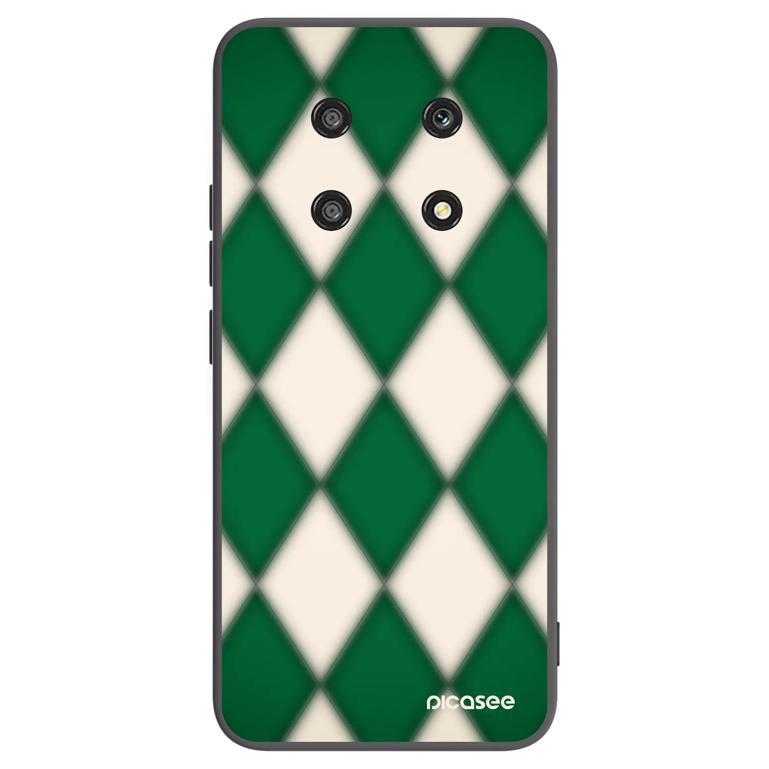 Picasee Μαύρη θήκη σιλικόνης για Honor Magic4 Lite 5G - Emerald Diamond