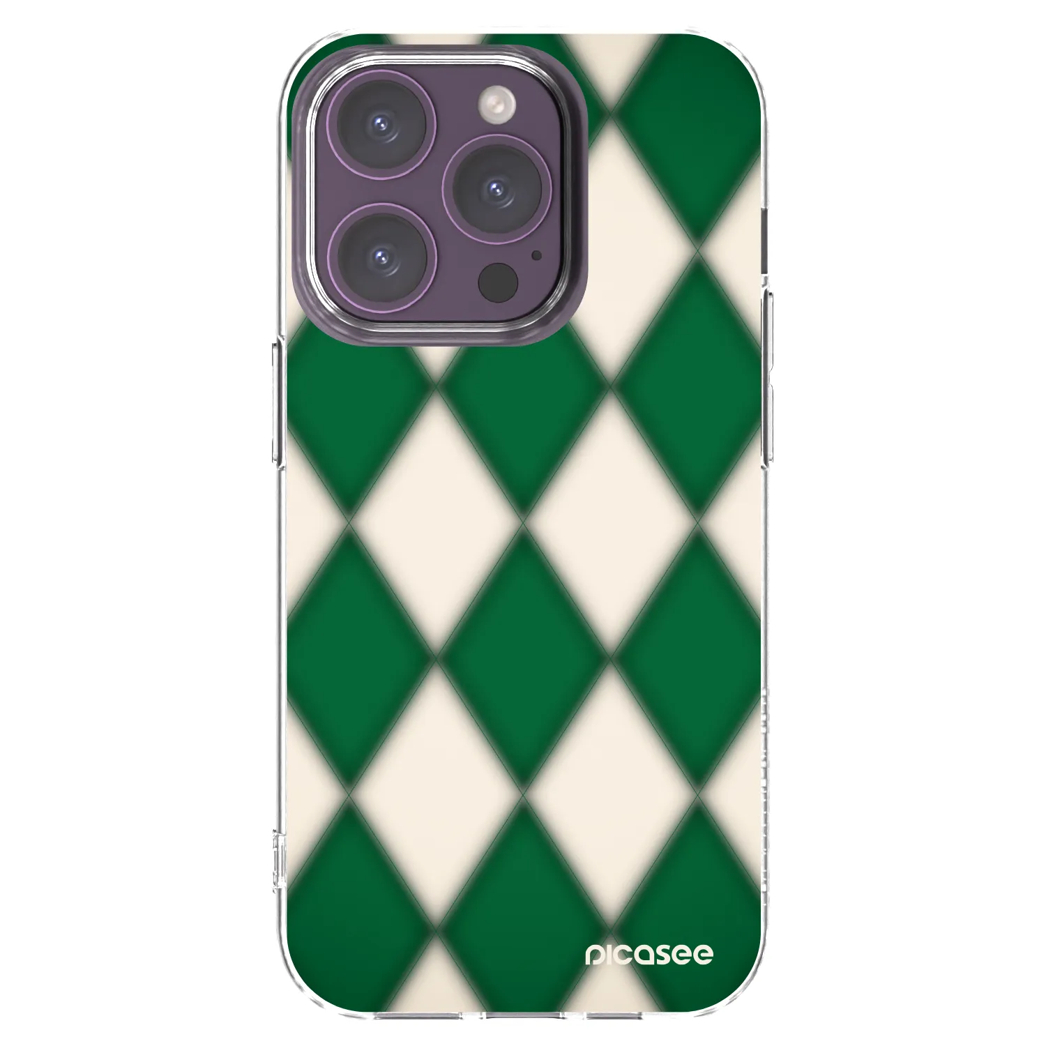 Picasee διαφανής θήκη σιλικόνης Apple iPhone 14 Pro - Emerald Diamond