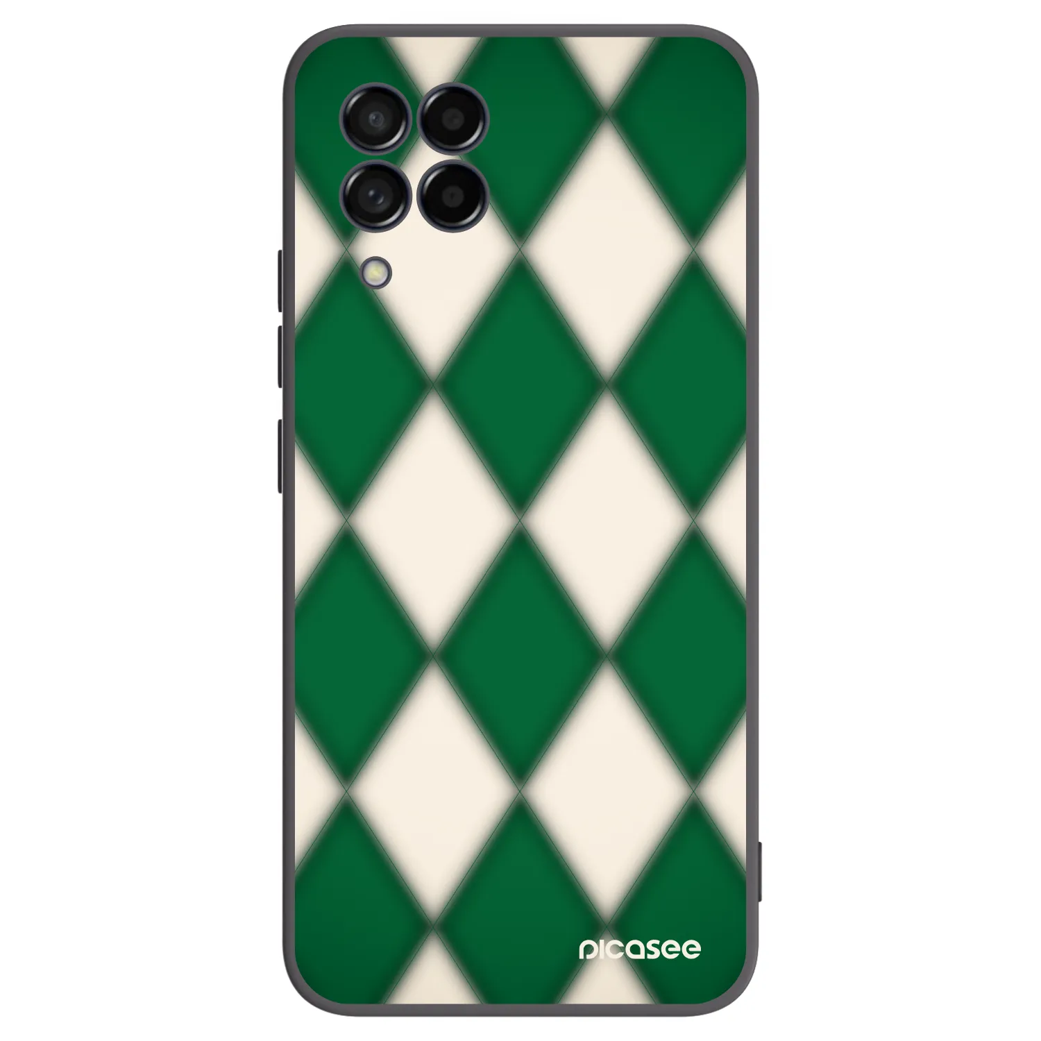 Picasee Μαύρη θήκη σιλικόνης για Samsung Galaxy M53 5G - Emerald Diamond