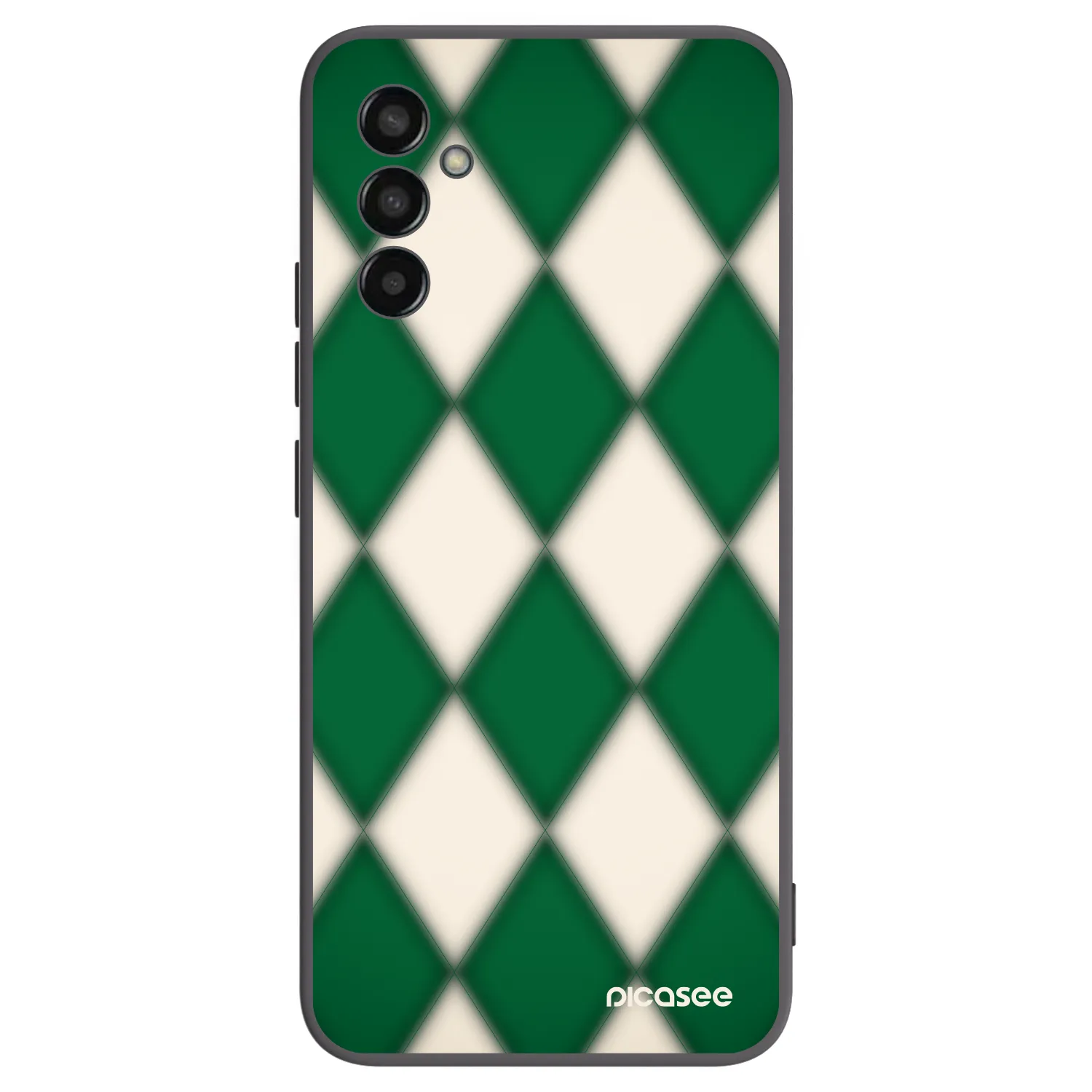 Picasee Μαύρη θήκη σιλικόνης για Samsung Galaxy M13 M135F - Emerald Diamond