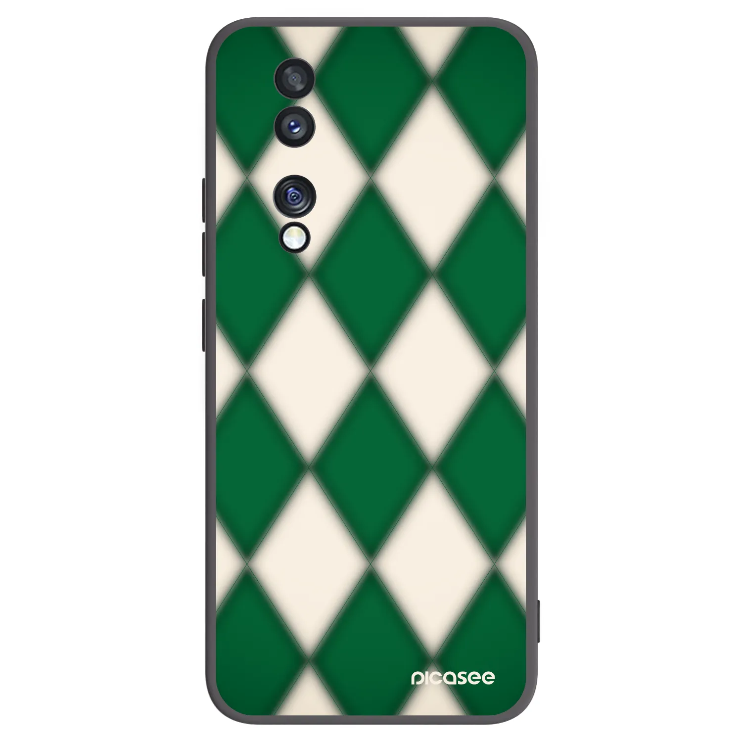 Picasee Μαύρη θήκη σιλικόνης για Honor 70 - Emerald Diamond