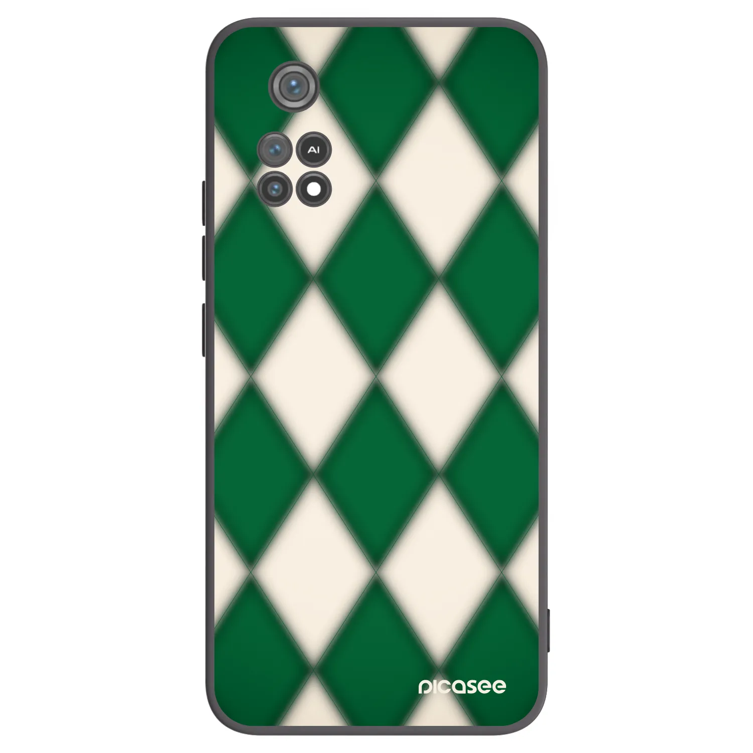 Picasee Μαύρη θήκη σιλικόνης για Xiaomi Poco M4 Pro - Emerald Diamond