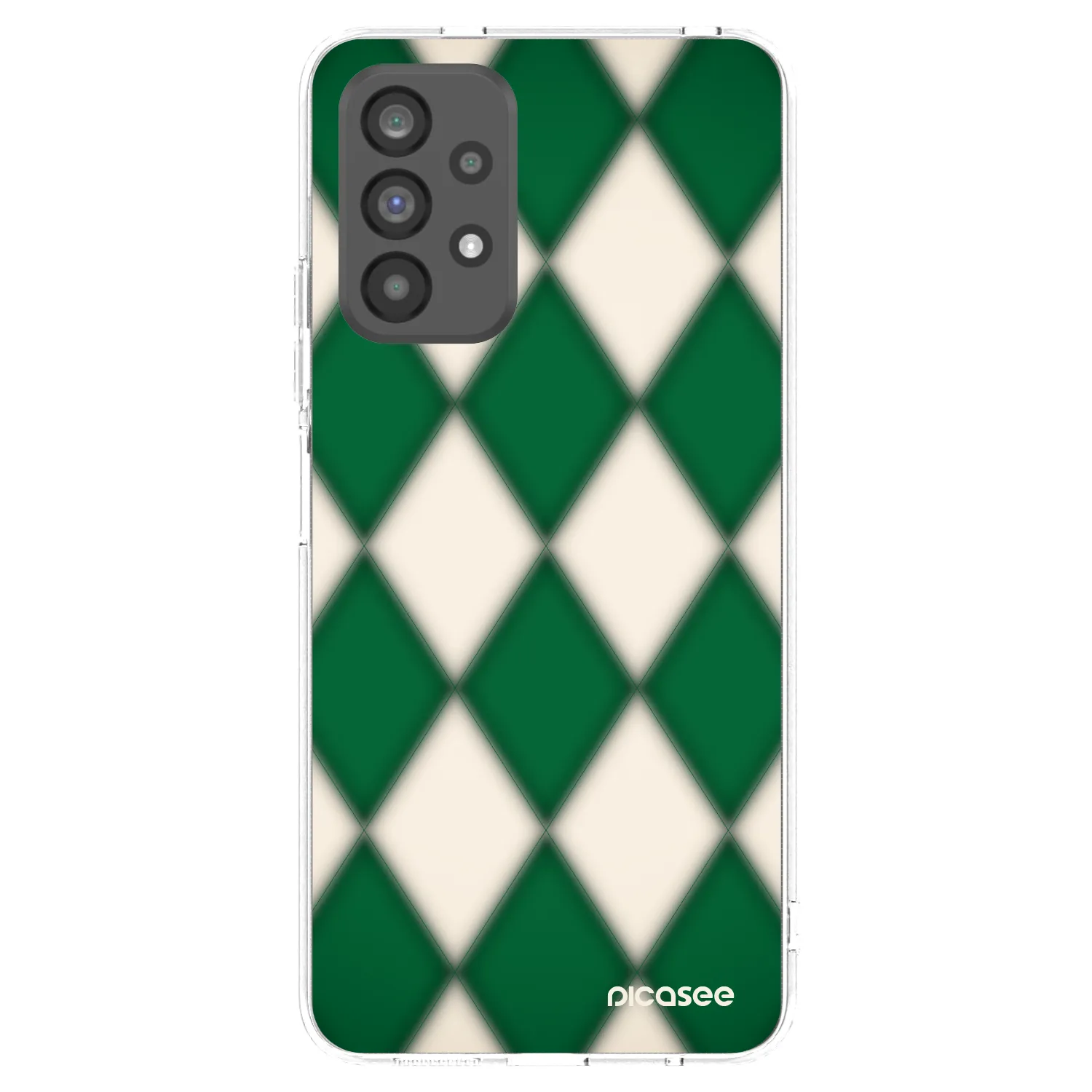 Picasee διαφανής θήκη σιλικόνης Samsung Galaxy A73 5G - Emerald Diamond