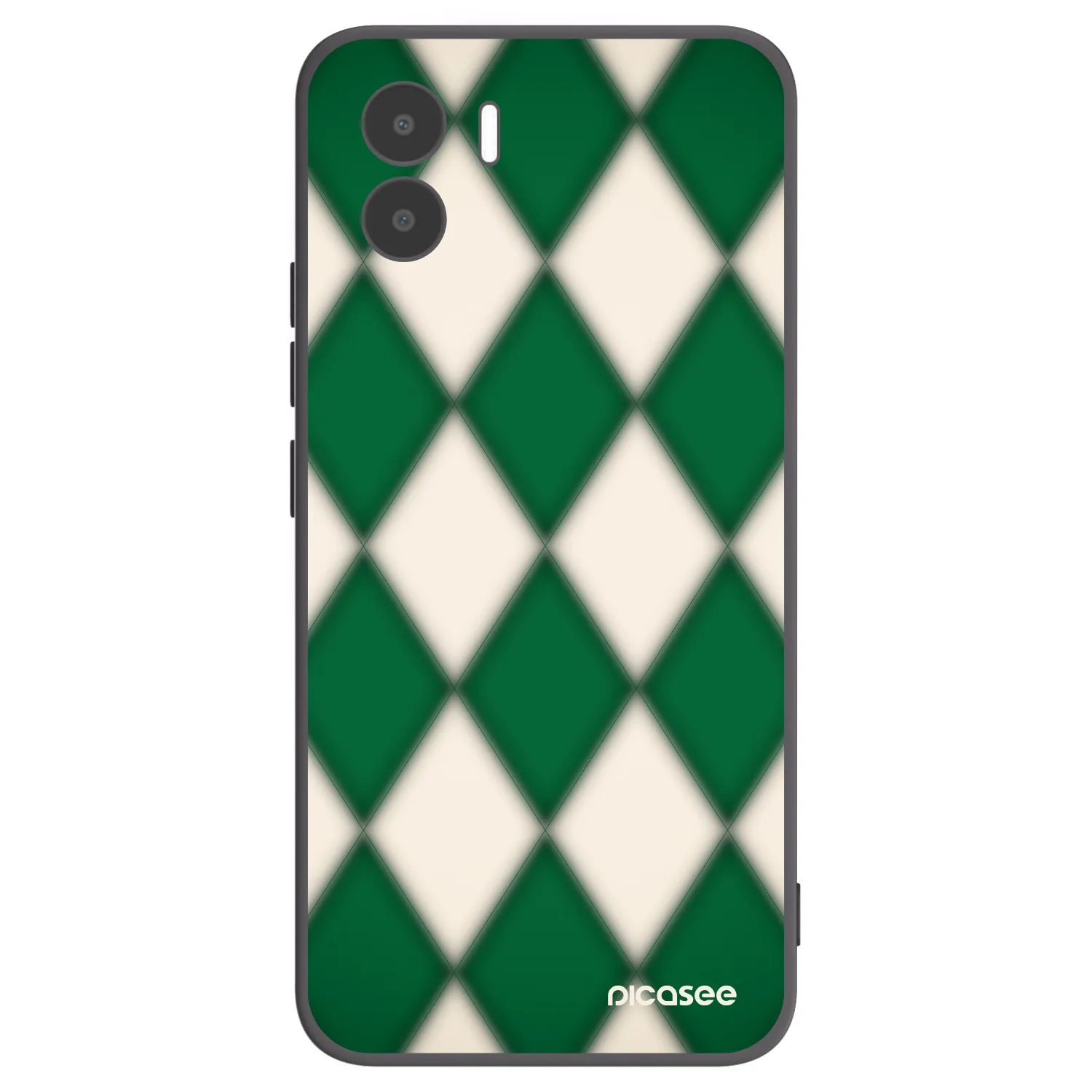 Picasee Μαύρη θήκη σιλικόνης για Xiaomi Redmi A1 - Emerald Diamond