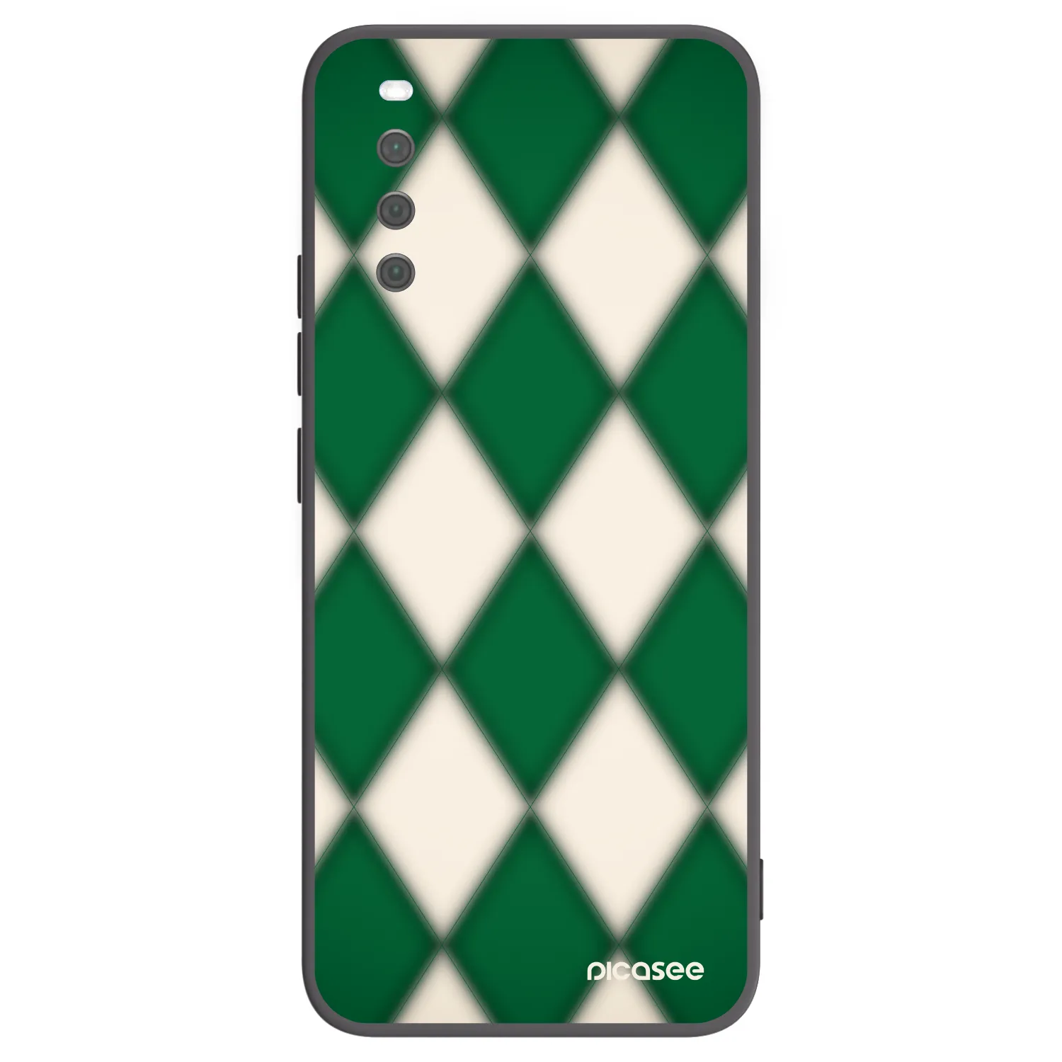 Picasee Μαύρη θήκη σιλικόνης για Sony Xperia 10 III - Emerald Diamond