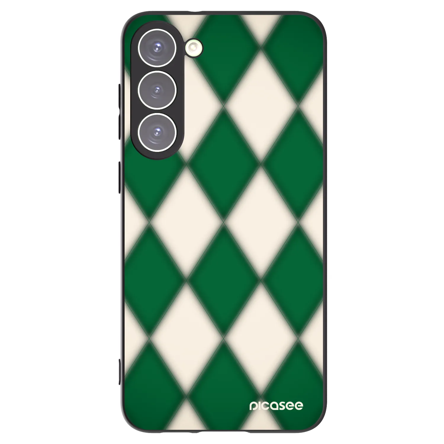 Picasee Μαύρη θήκη σιλικόνης για Samsung Galaxy S23+ 5G - Emerald Diamond