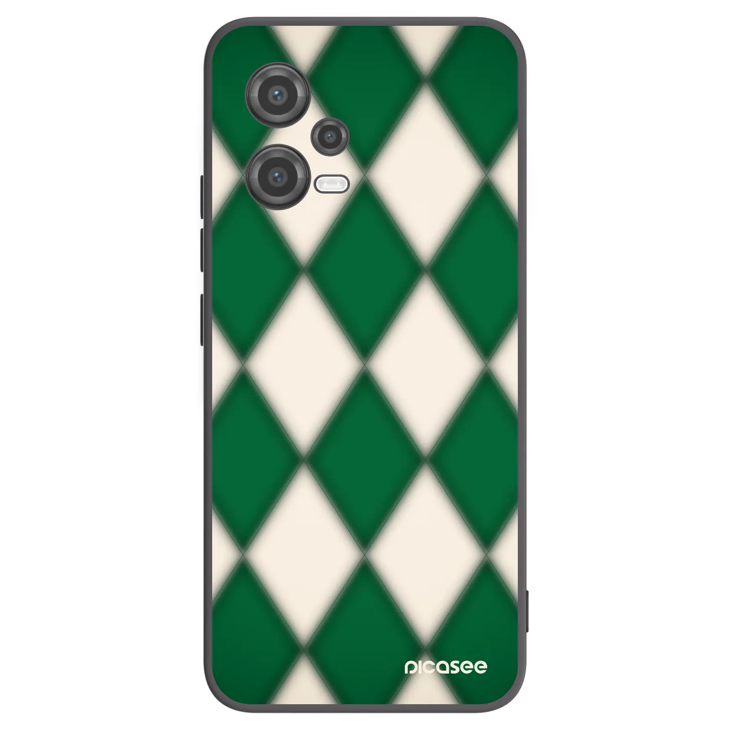 Picasee Μαύρη θήκη σιλικόνης για Xiaomi Poco X5 - Emerald Diamond