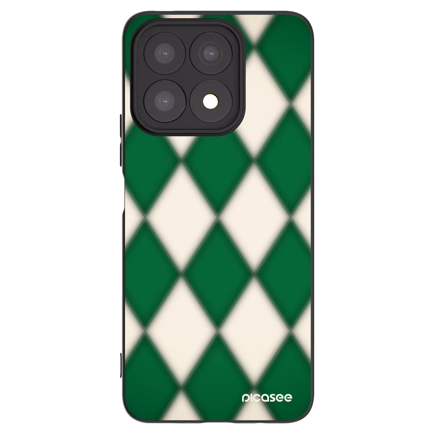 Picasee Μαύρη θήκη σιλικόνης για Honor X8a - Emerald Diamond