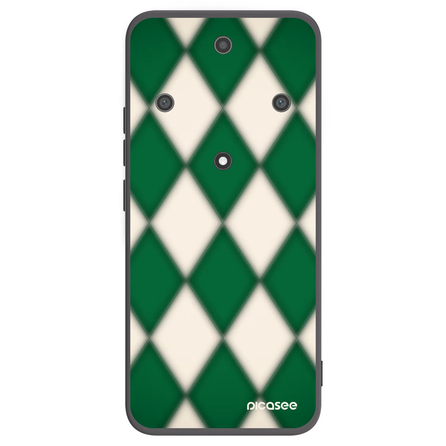 Picasee Μαύρη θήκη σιλικόνης για Honor Magic5 Lite 5G - Emerald Diamond