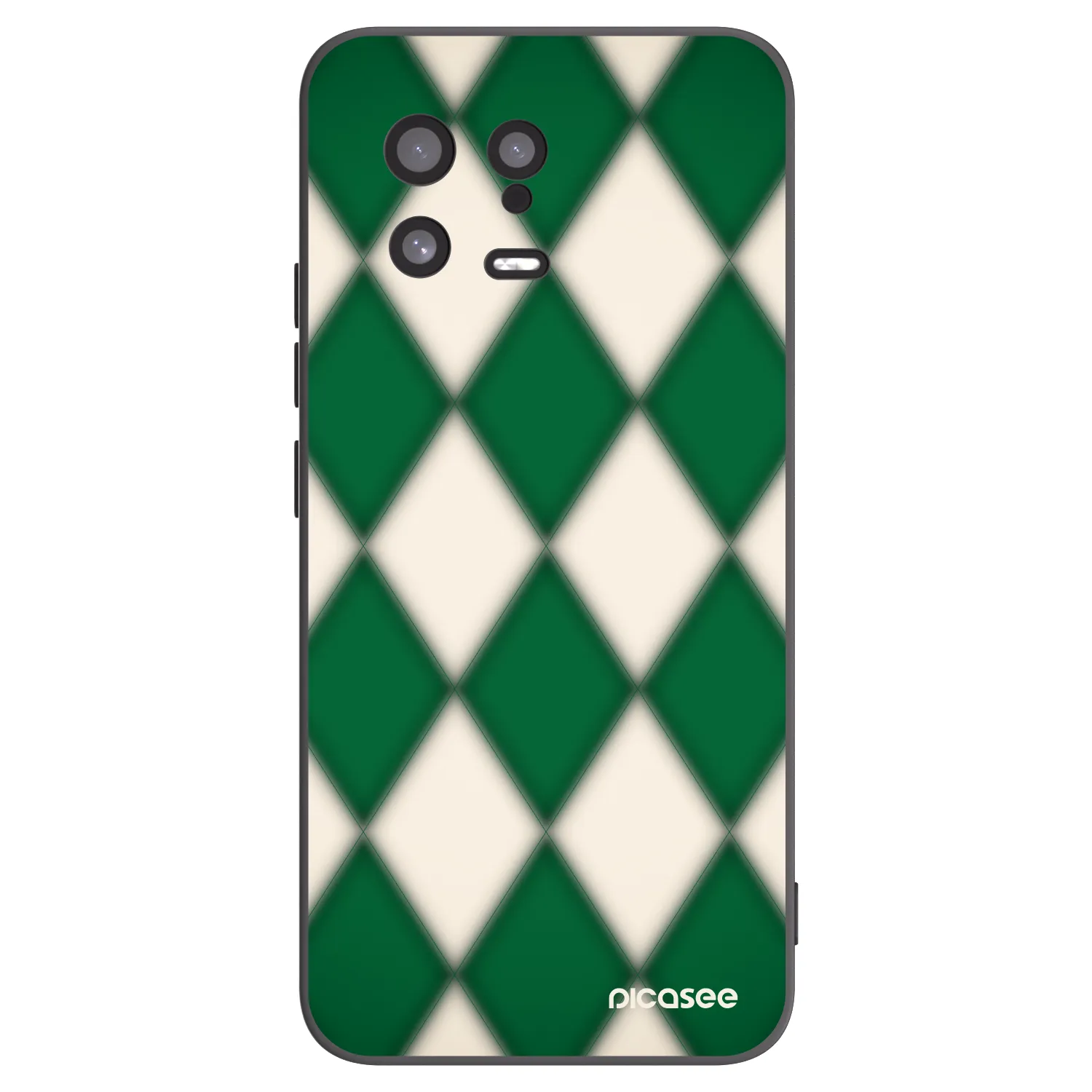 Picasee Μαύρη θήκη σιλικόνης για Xiaomi 13 - Emerald Diamond