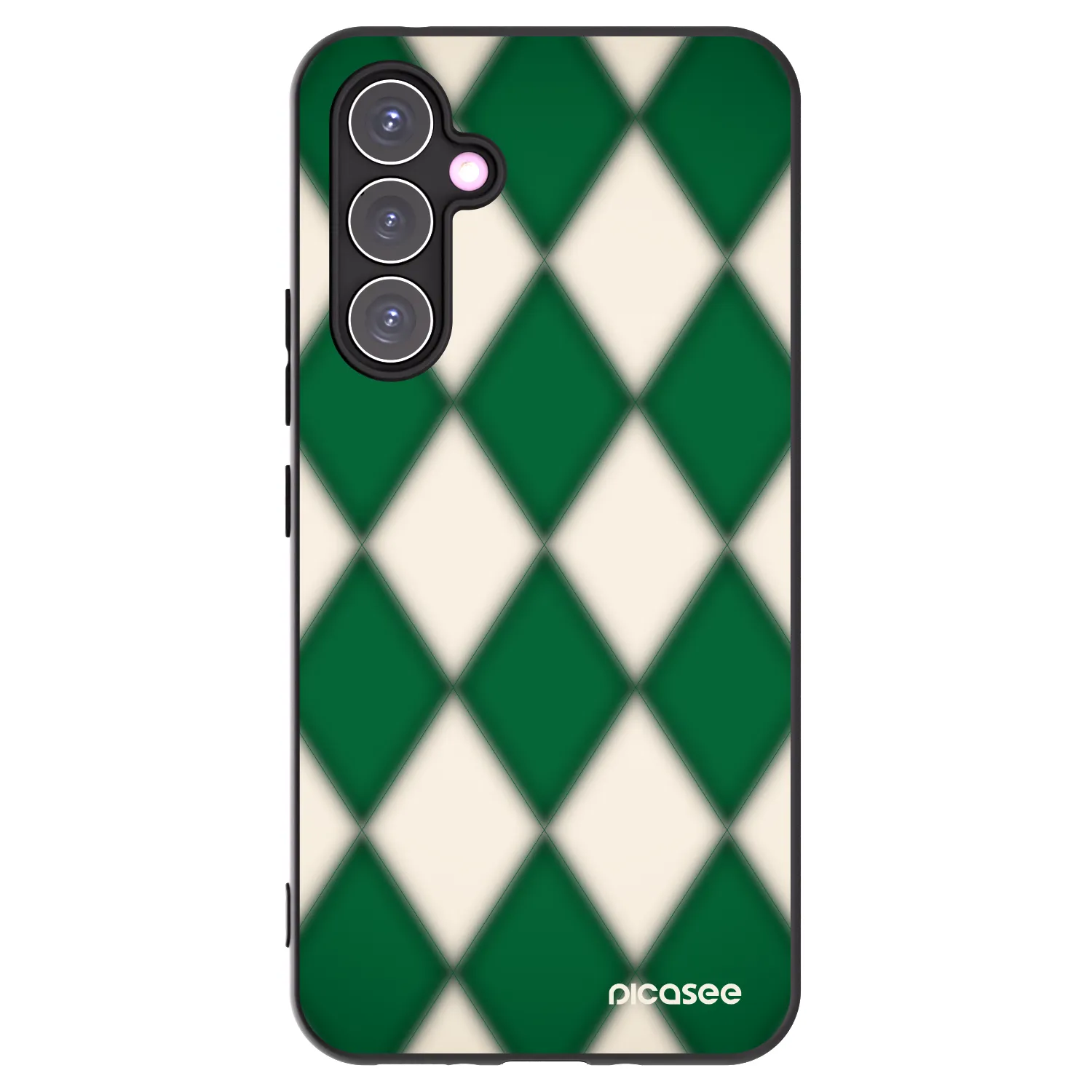 Picasee Μαύρη θήκη σιλικόνης για Samsung Galaxy A54 5G A546B - Emerald Diamond