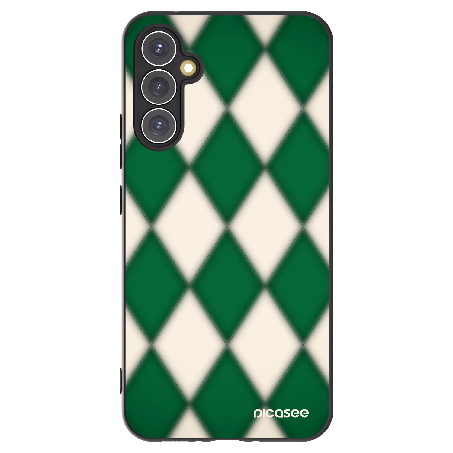 Picasee Μαύρη θήκη σιλικόνης για Samsung Galaxy A34 5G A346B - Emerald Diamond