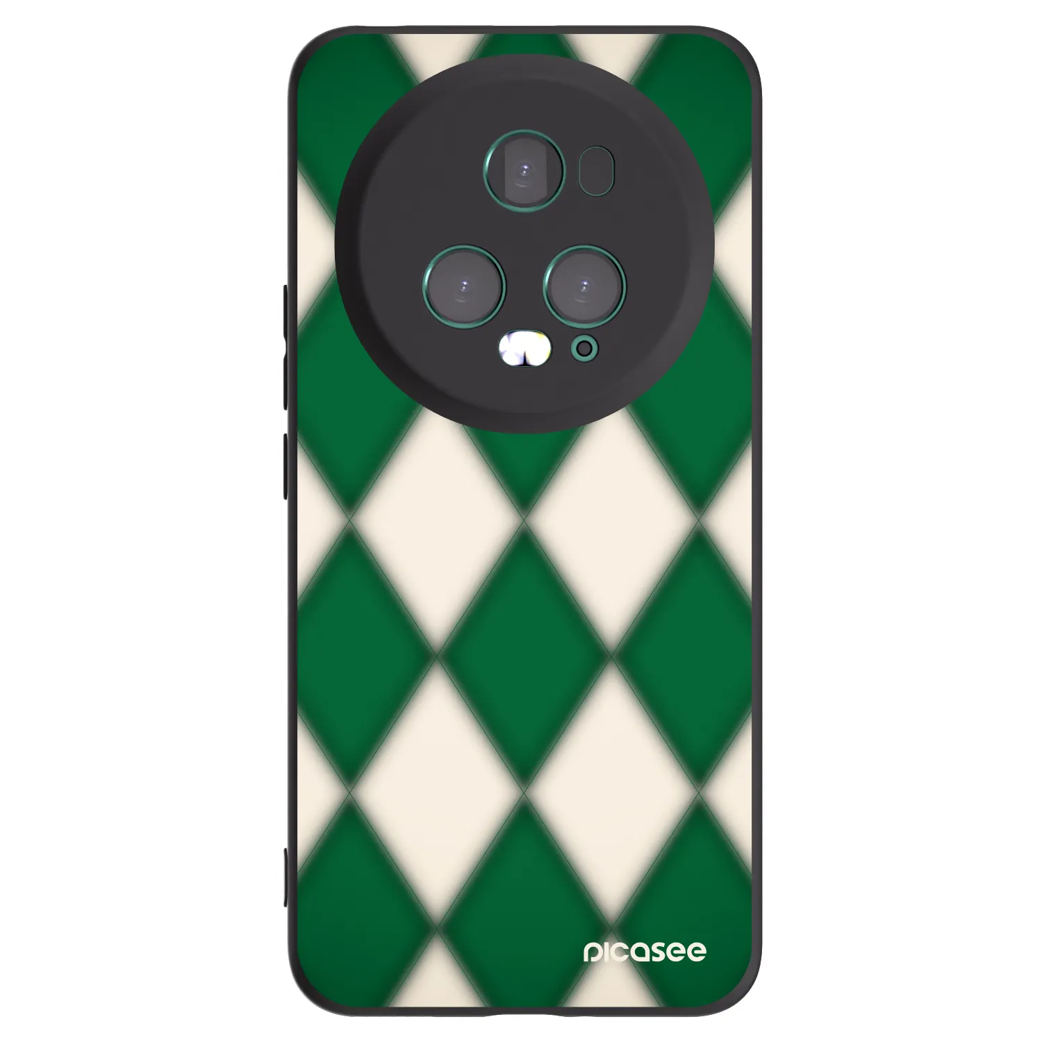 Picasee Μαύρη θήκη σιλικόνης για Honor Magic5 Pro - Emerald Diamond