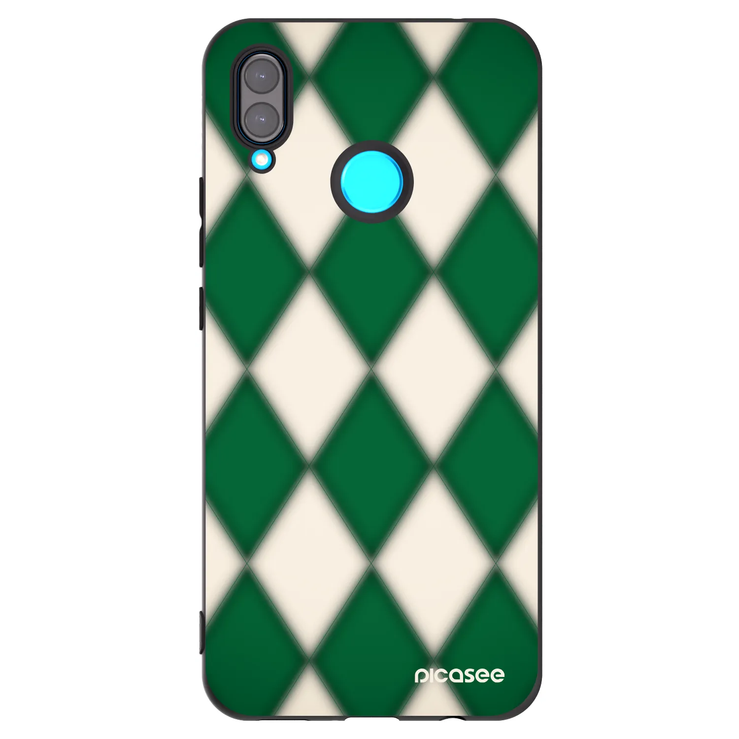 Picasee Μαύρη θήκη σιλικόνης για Huawei Nova 3i - Emerald Diamond